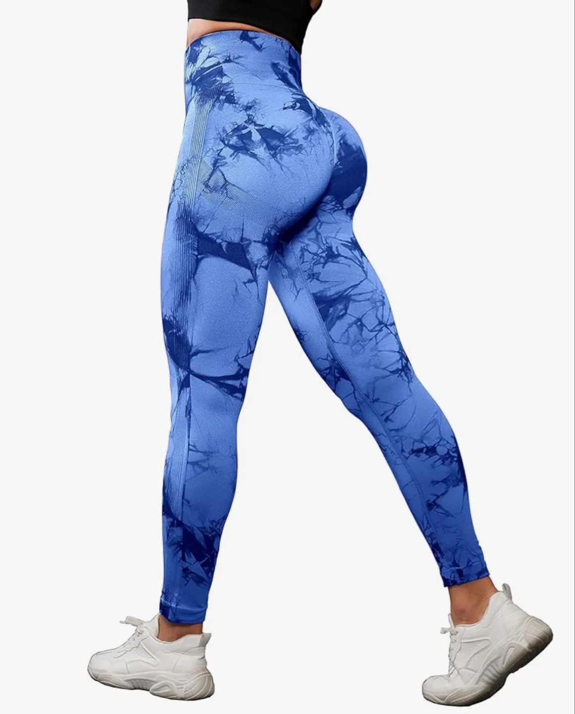 Brand new 3 Pack Tie Dye Seamless High Waisted Workout Leggings image indicator(8)