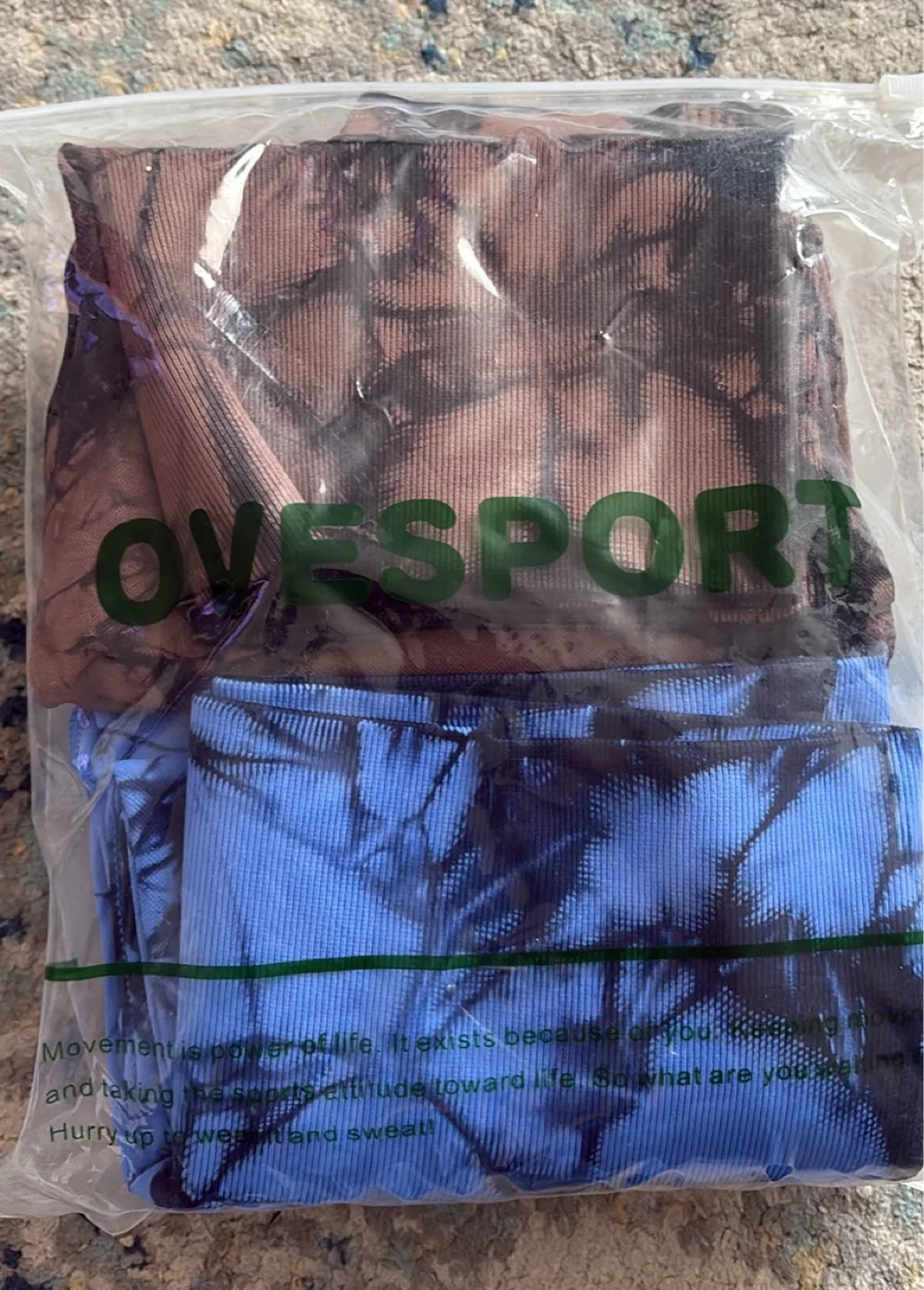 Brand new 3 Pack Tie Dye Seamless High Waisted Workout Leggings image indicator(9)