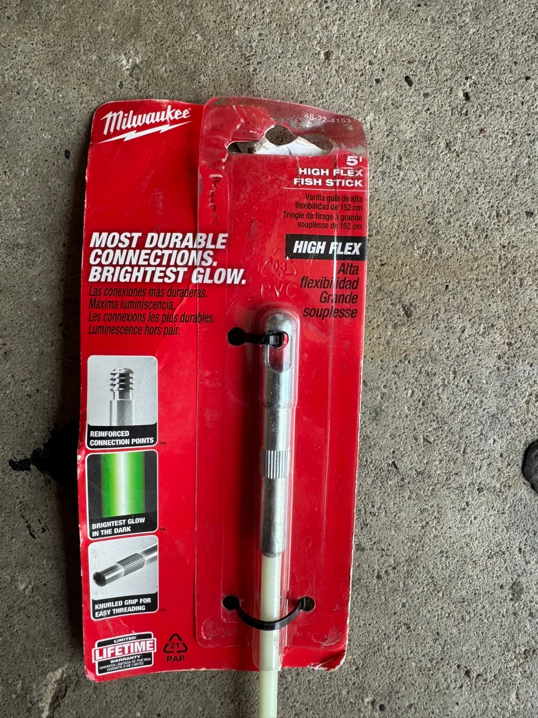 Milwaukee 5' High Flex Fish Stick thumbnail