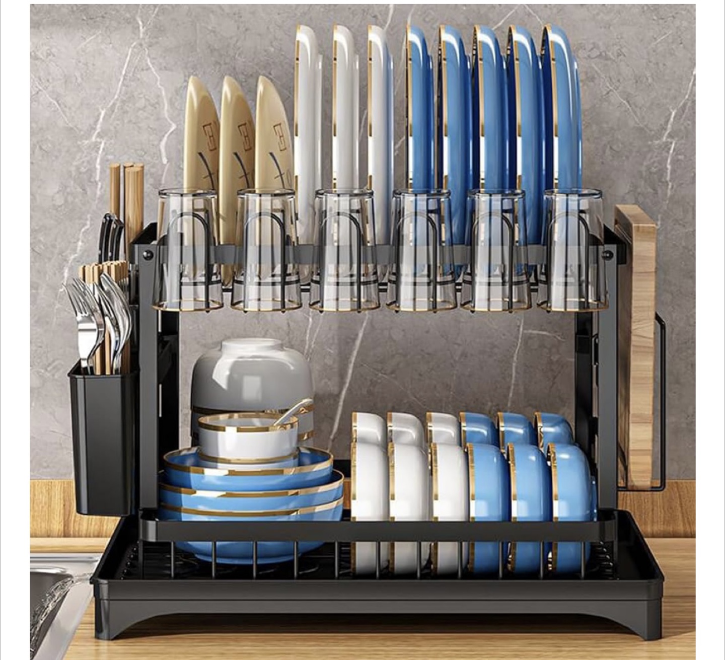 New Black Dish Drying Rack - photo 4