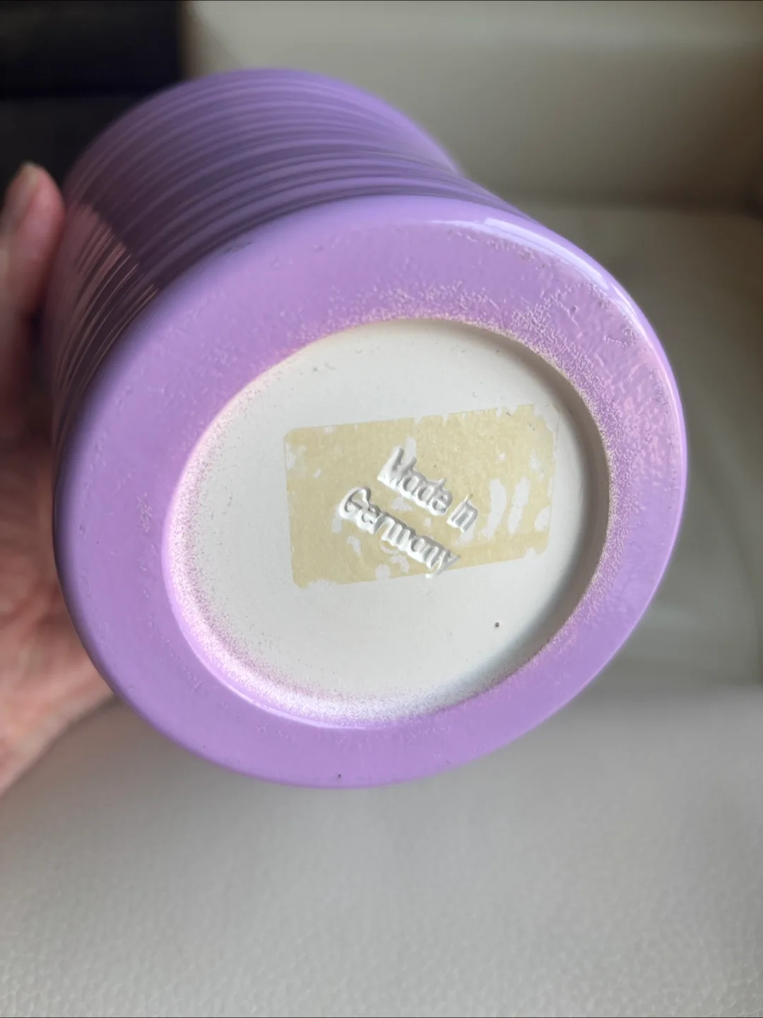 Purple Ceramic Planter Set - Made in Germany image indicator(4)