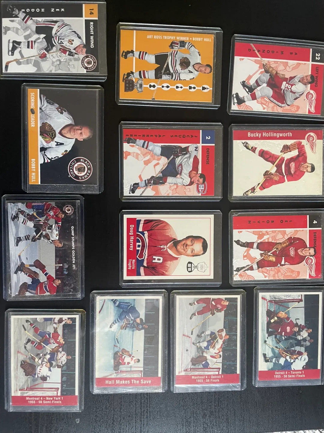 Vintage Hockey Cards - Hull, Harvey, Hodge thumbnail