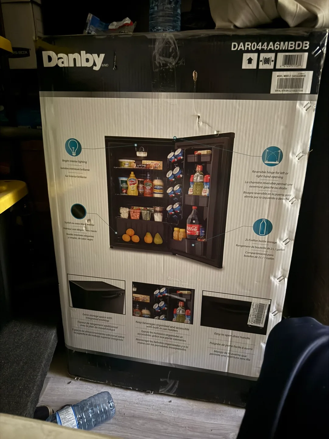 Danby DAR044A6MBDB Mini Fridge thumbnail