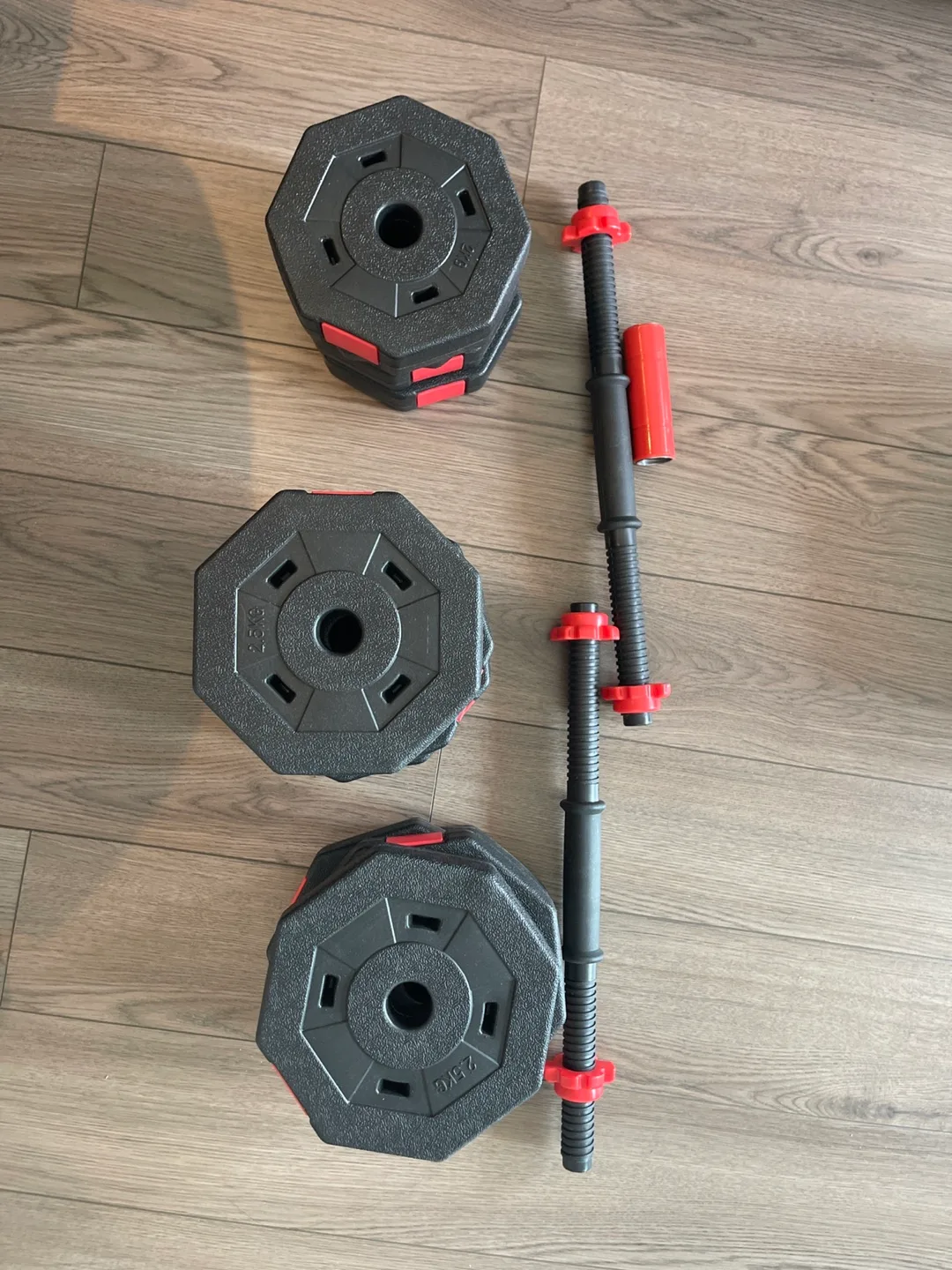 Adjustable Dumbbell Barbell Set image indicator(3)