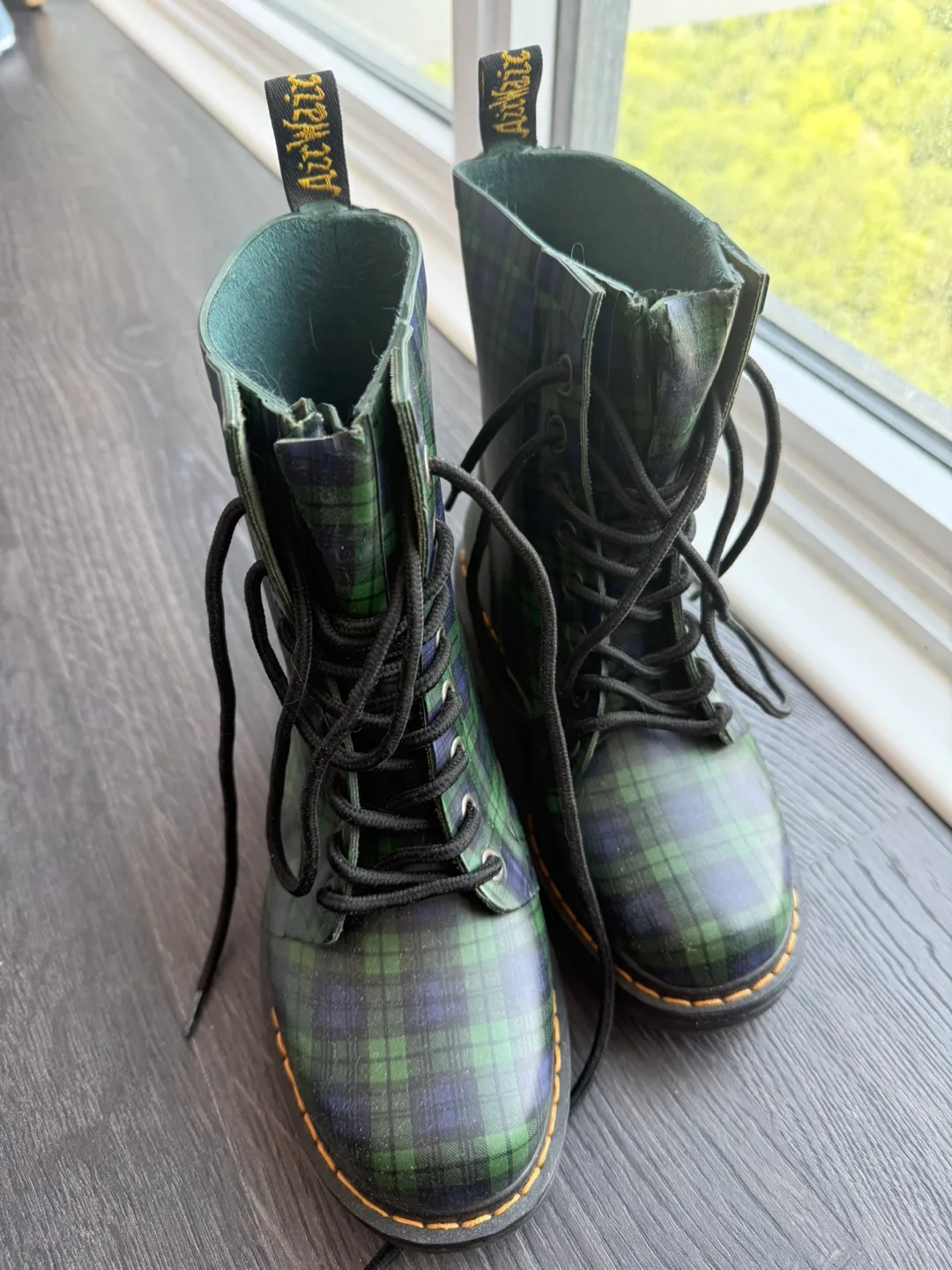 Dr. Martens Tartan Plaid Boots (NEW) thumbnail