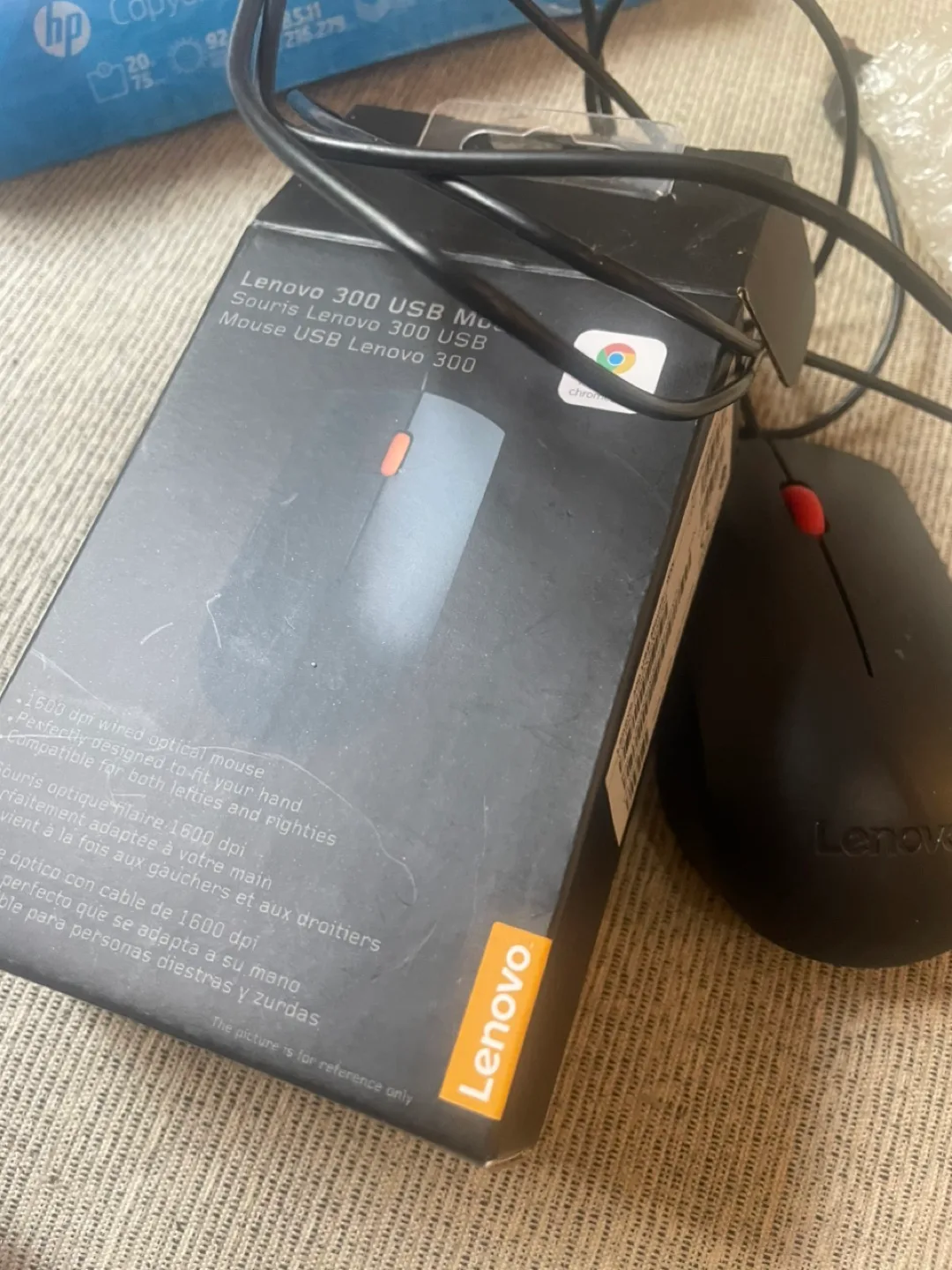 BNIB Lenovo Mouse & Printer Paper image indicator(2)