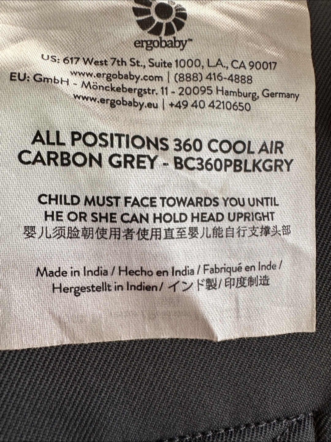 Ergobaby All Positions 360 Cool Air Carrier - photo 2