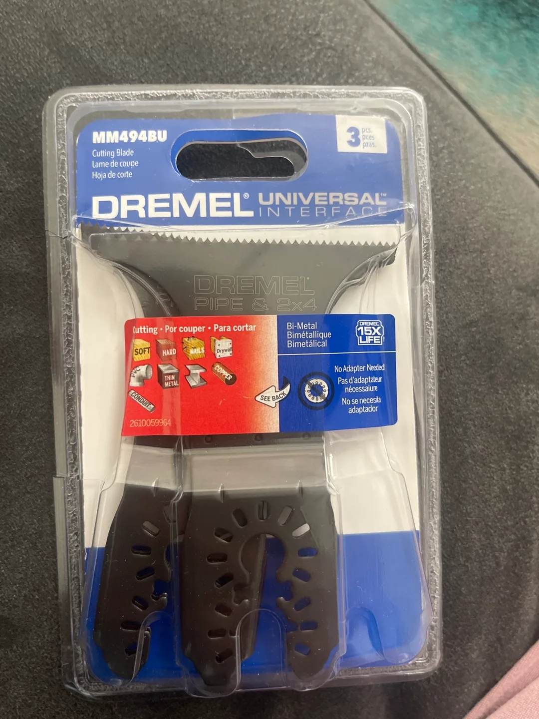 New Dremel MM494BU Universal Interface Cutting Blade - 3 Pcs thumbnail
