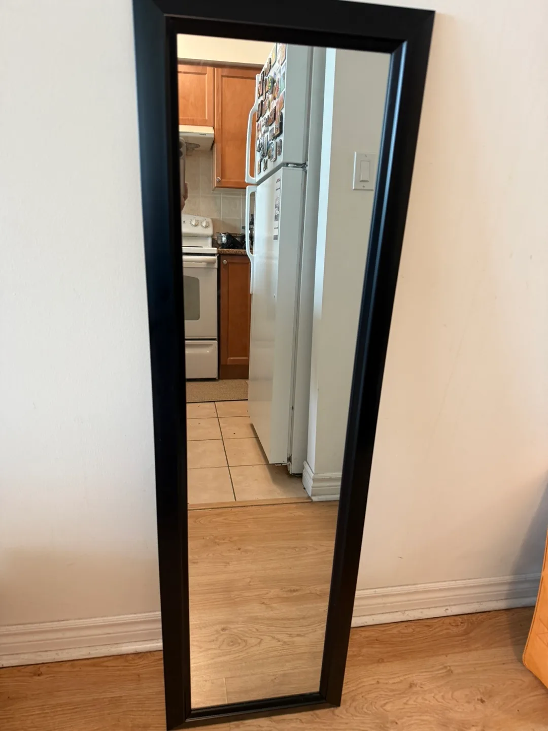 Black Framed Full Length Mirror thumbnail