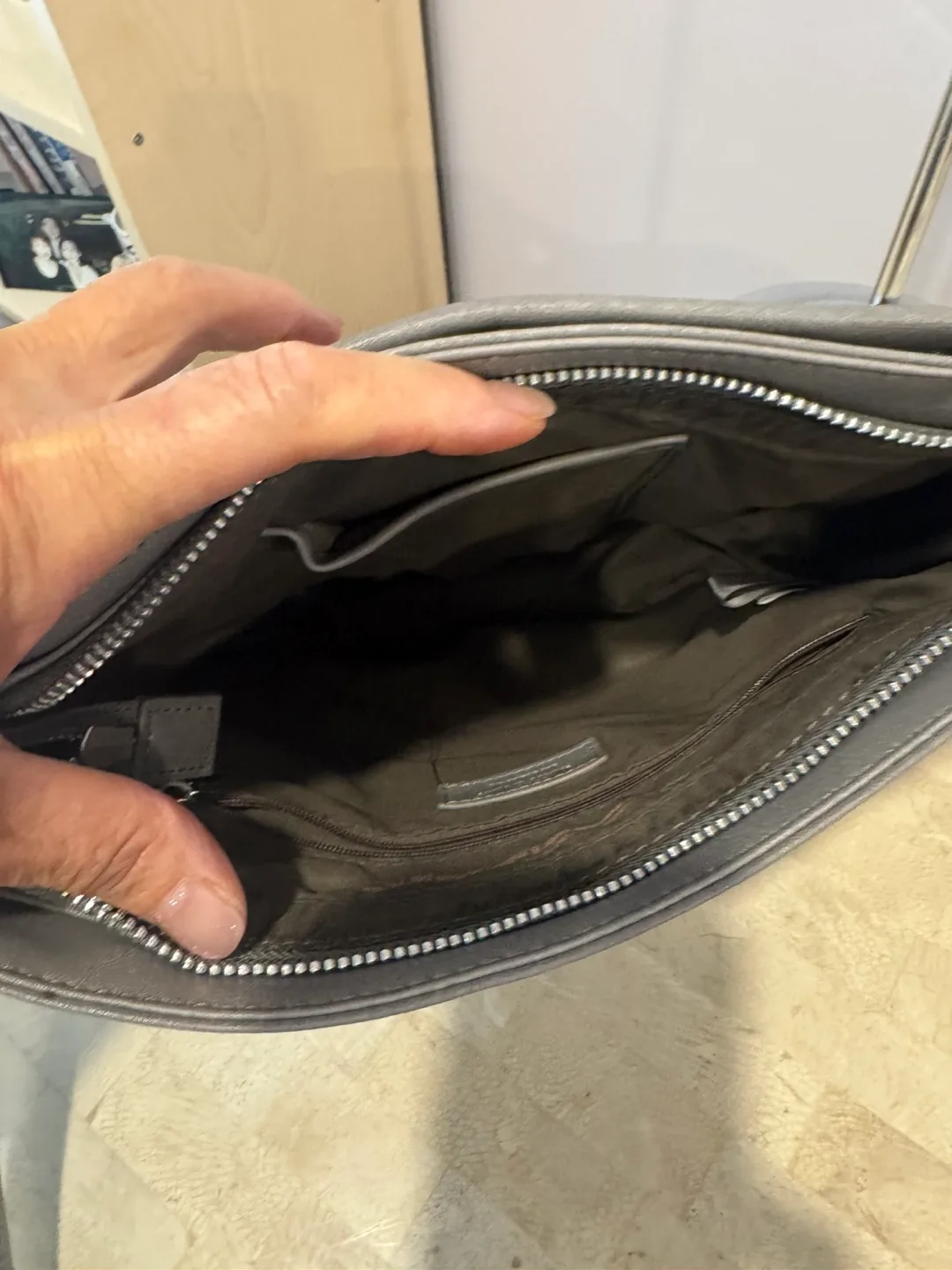 Matt & Nat Grey Crossbody Bag image indicator(3)