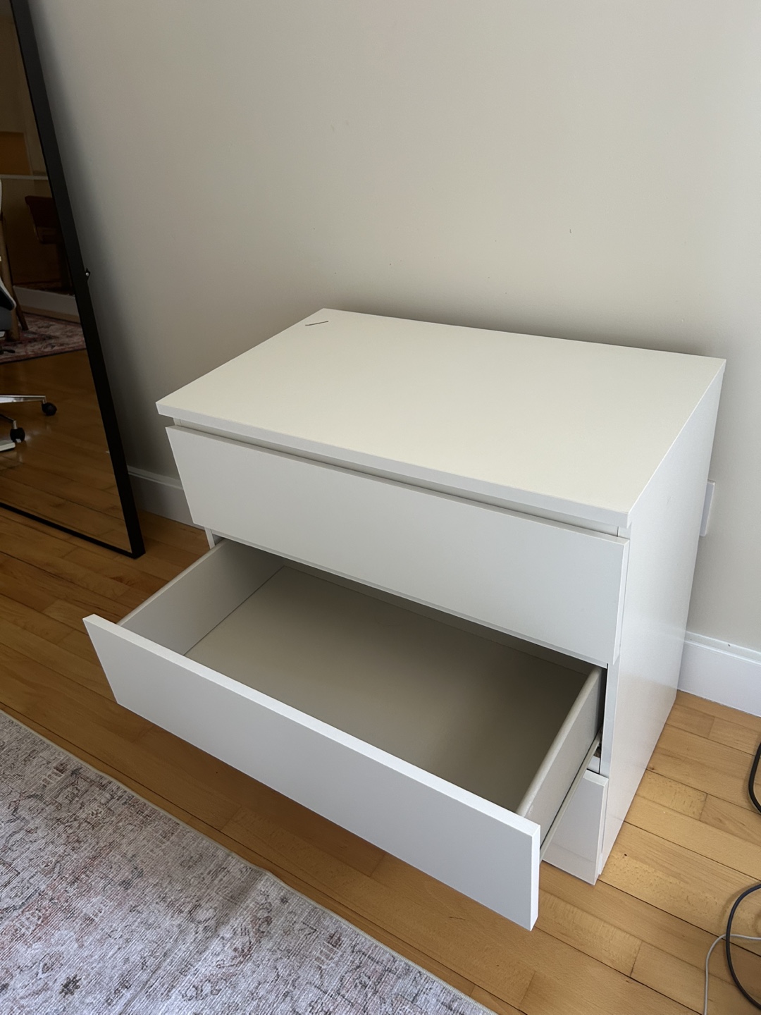 IKEA Malm 3-Drawer Chest - White - photo 3