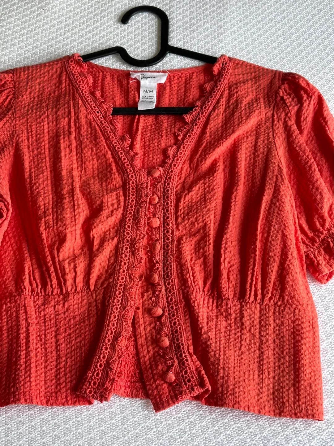 Japna Coral Blouse - Size M thumbnail