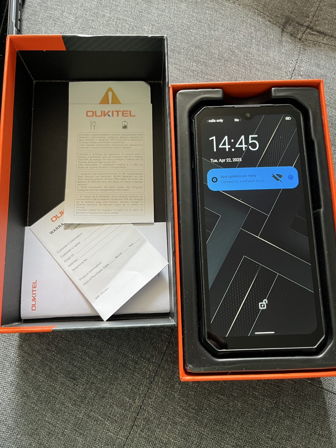 New Oukitel WP28E Rugged Smartphone - 64GB - photo 3