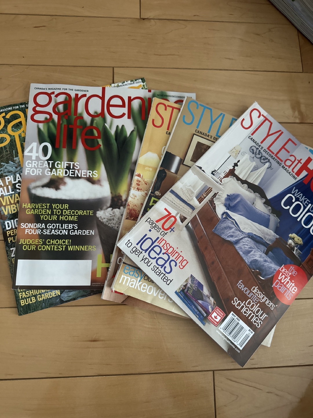Vintage Style at Home and Gardening Life 2003-2005