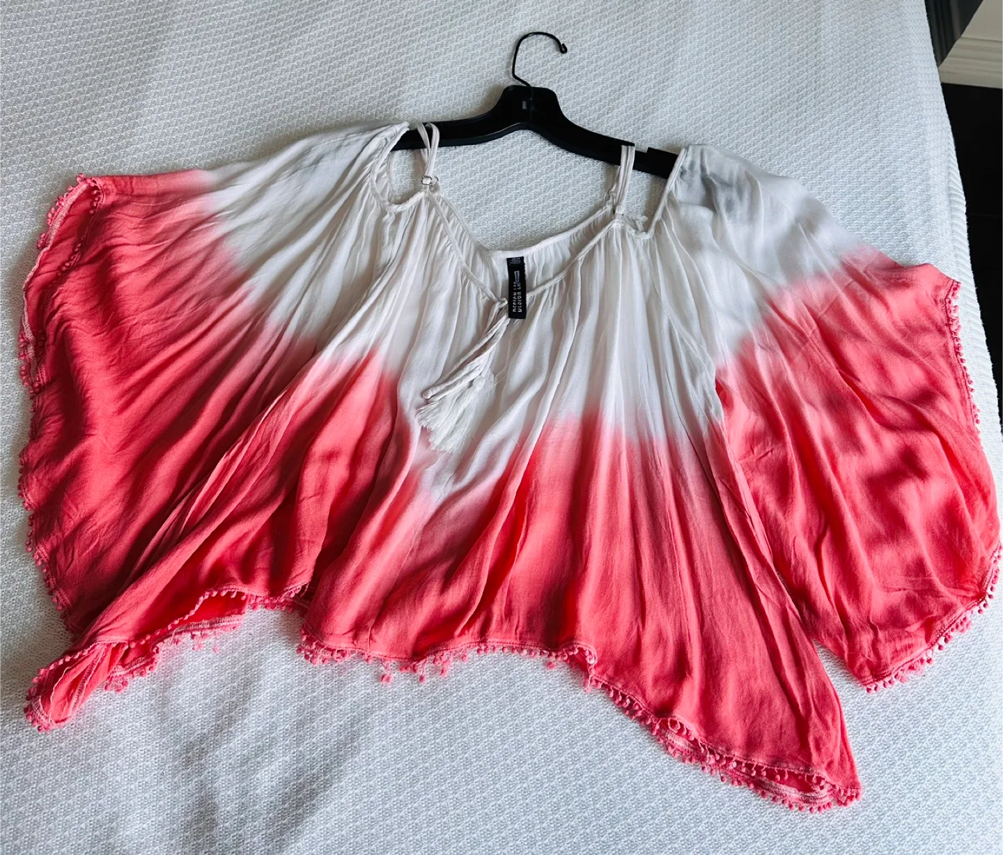 Design Lab XS/TP Coral Ombre Cover-Up/tops thumbnail