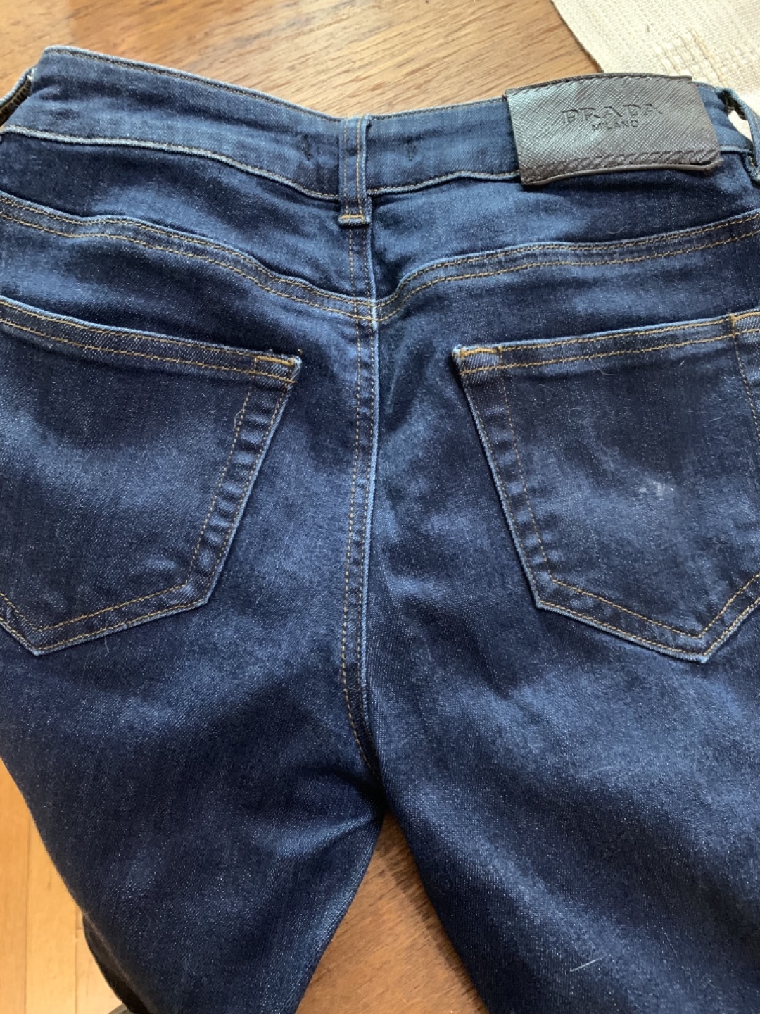 Prada Dark Wash Denim Jeans - Size 26