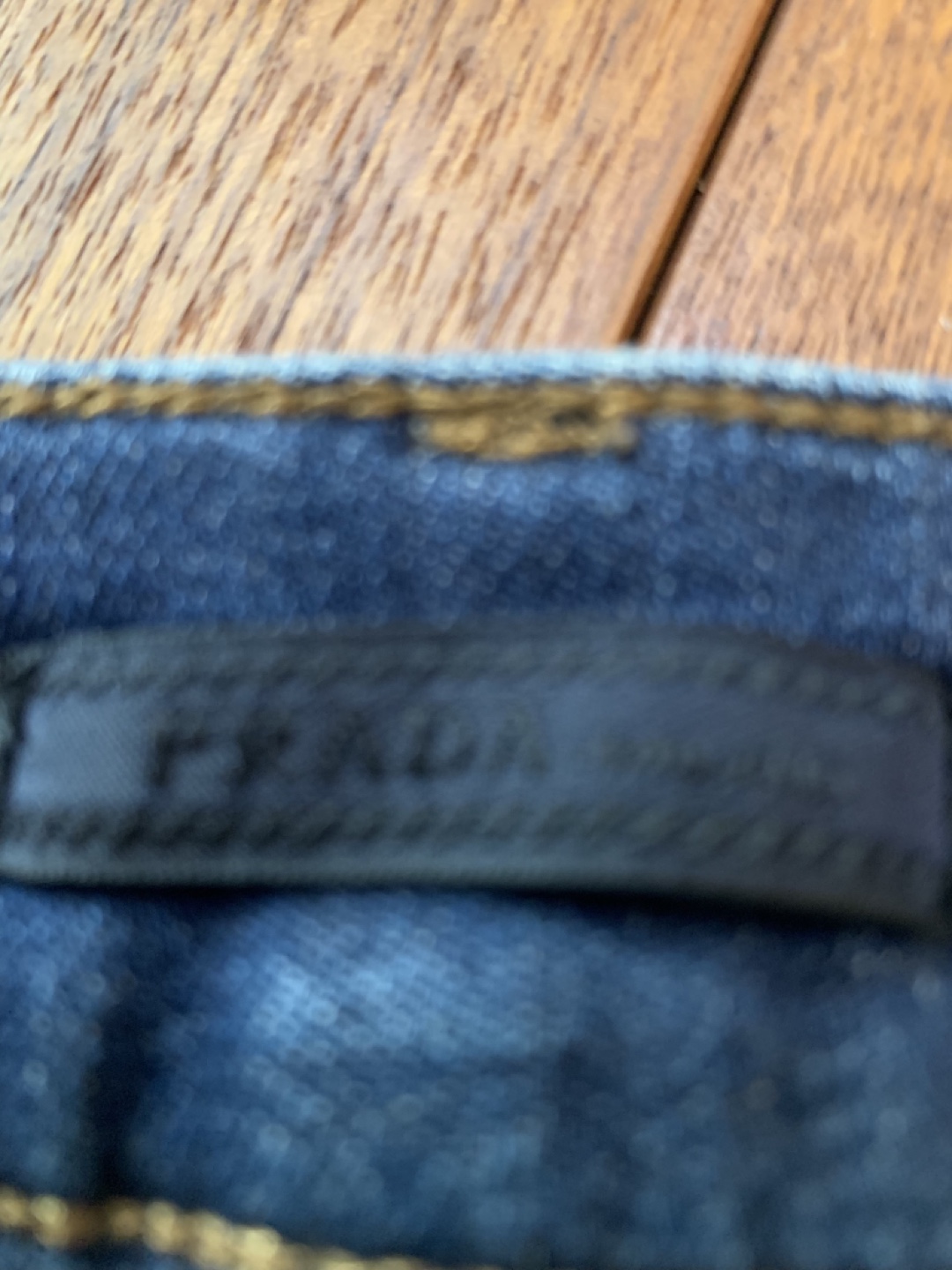Prada Dark Wash Denim Jeans - Size 26 - photo 3