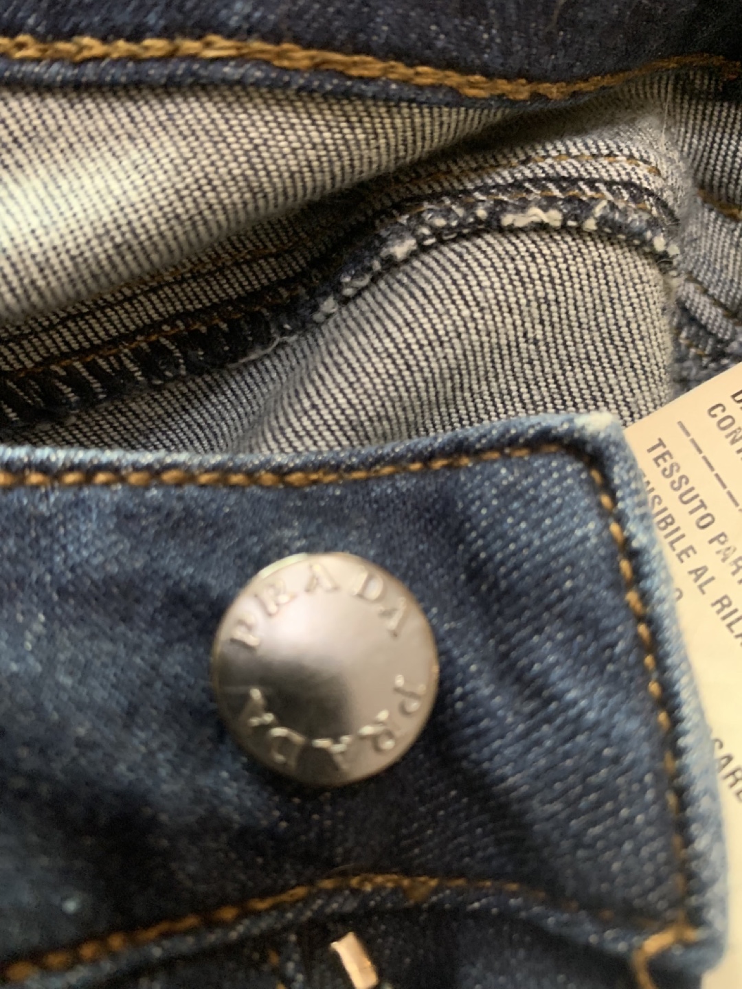 Prada Dark Wash Denim Jeans - Size 26 - photo 5