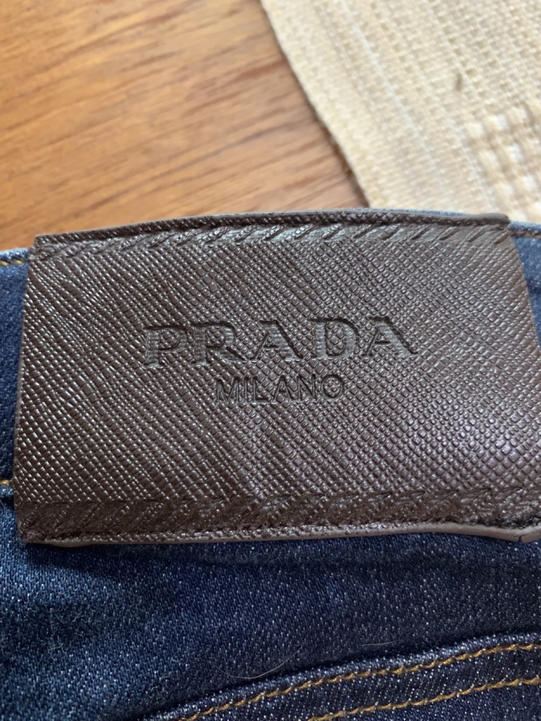 Prada Dark Wash Denim Jeans - Size 26 - photo 2