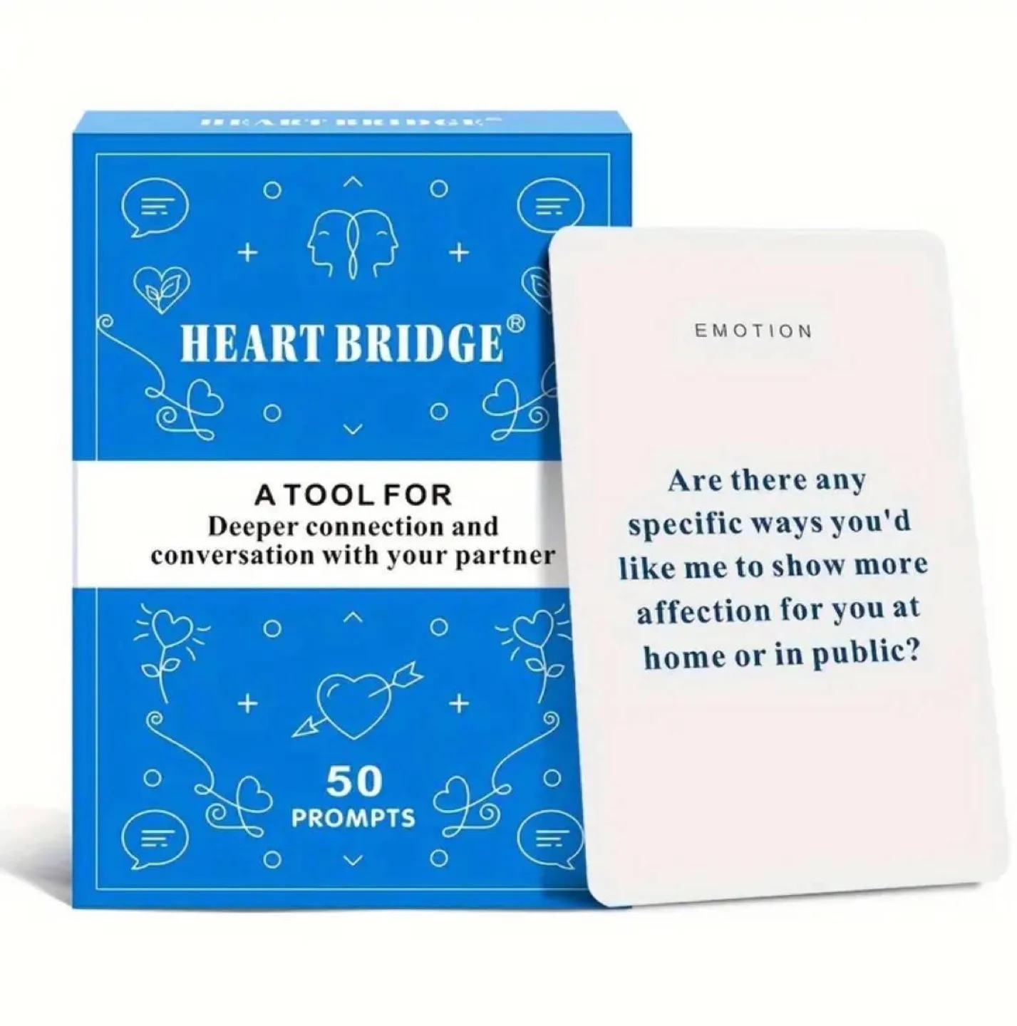 Heart Bridge Conversation Starter Cards for Couples thumbnail