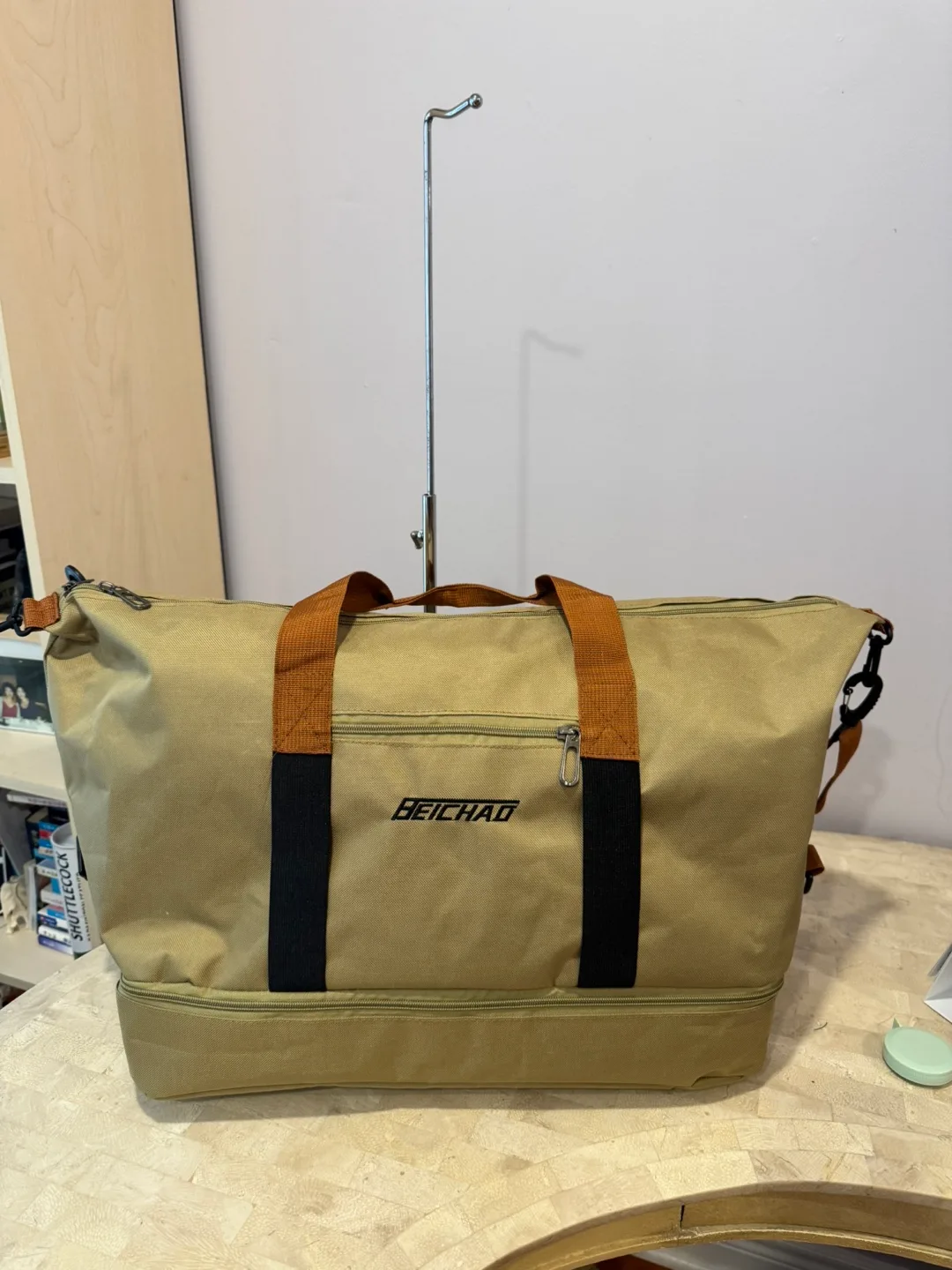 Beichao Duffle Bag - Beige image indicator(2)