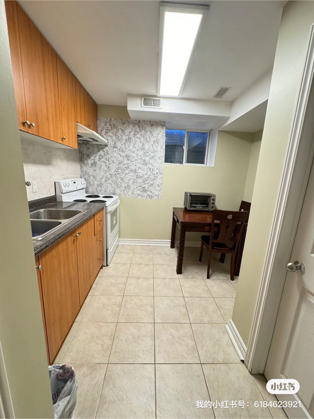 One basement apartment for rent