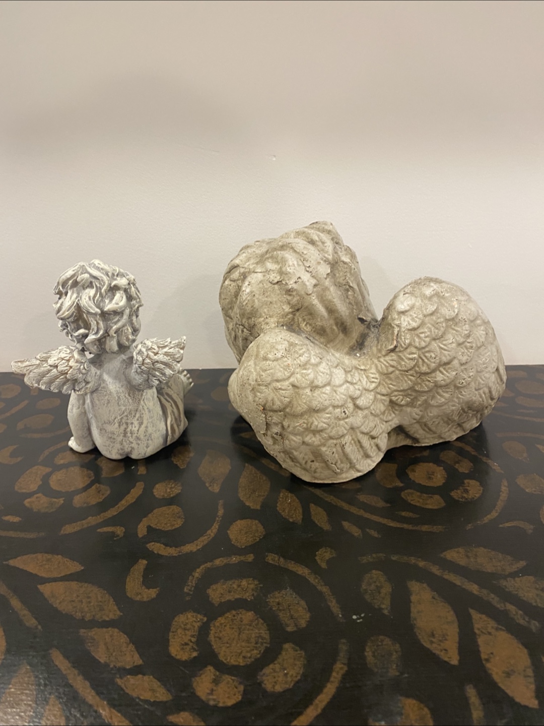 Cement Cherub Garden Statues - photo 2
