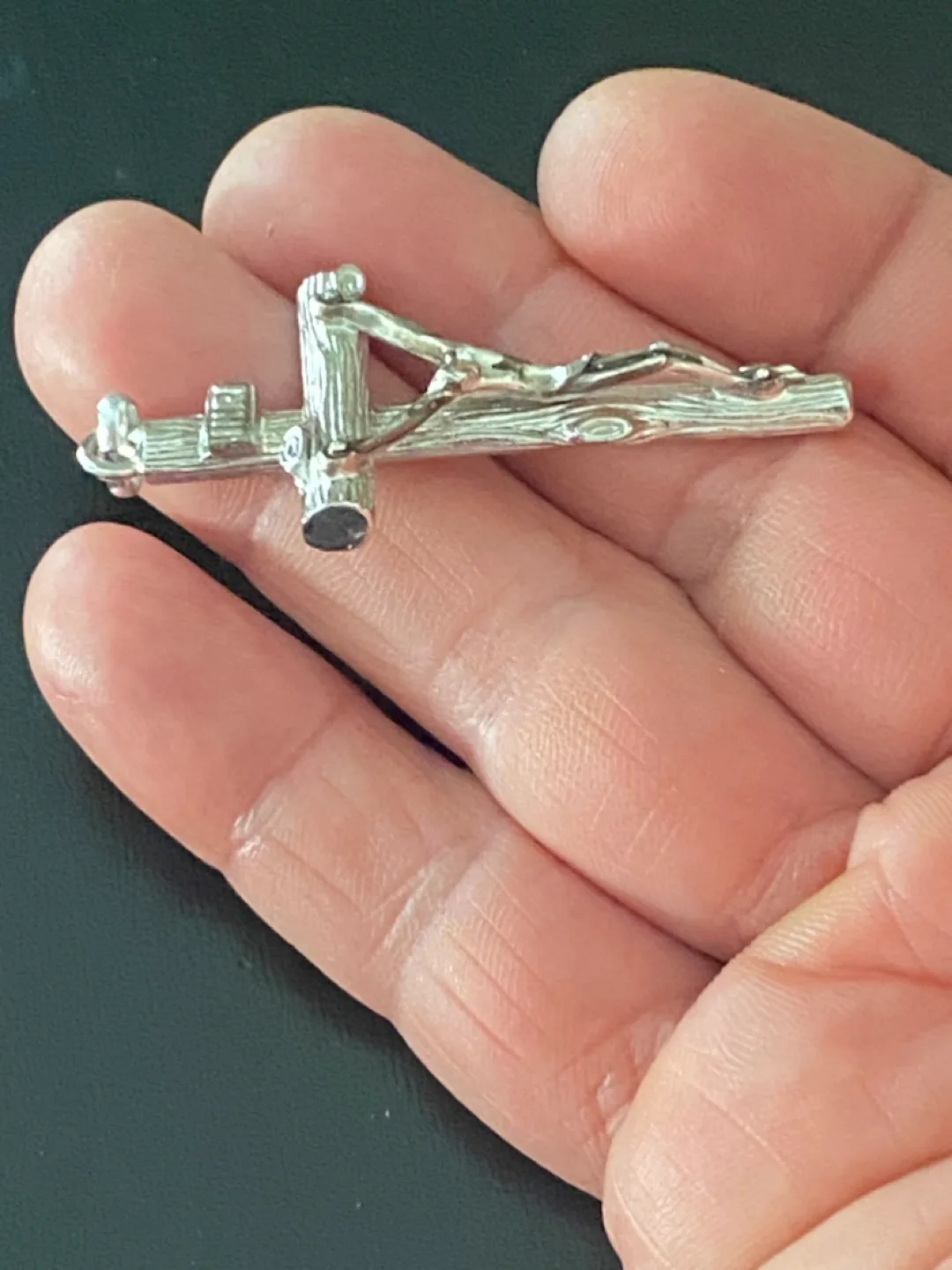 Men’s Large Silver Crucifix Cross Pendant image indicator(3)