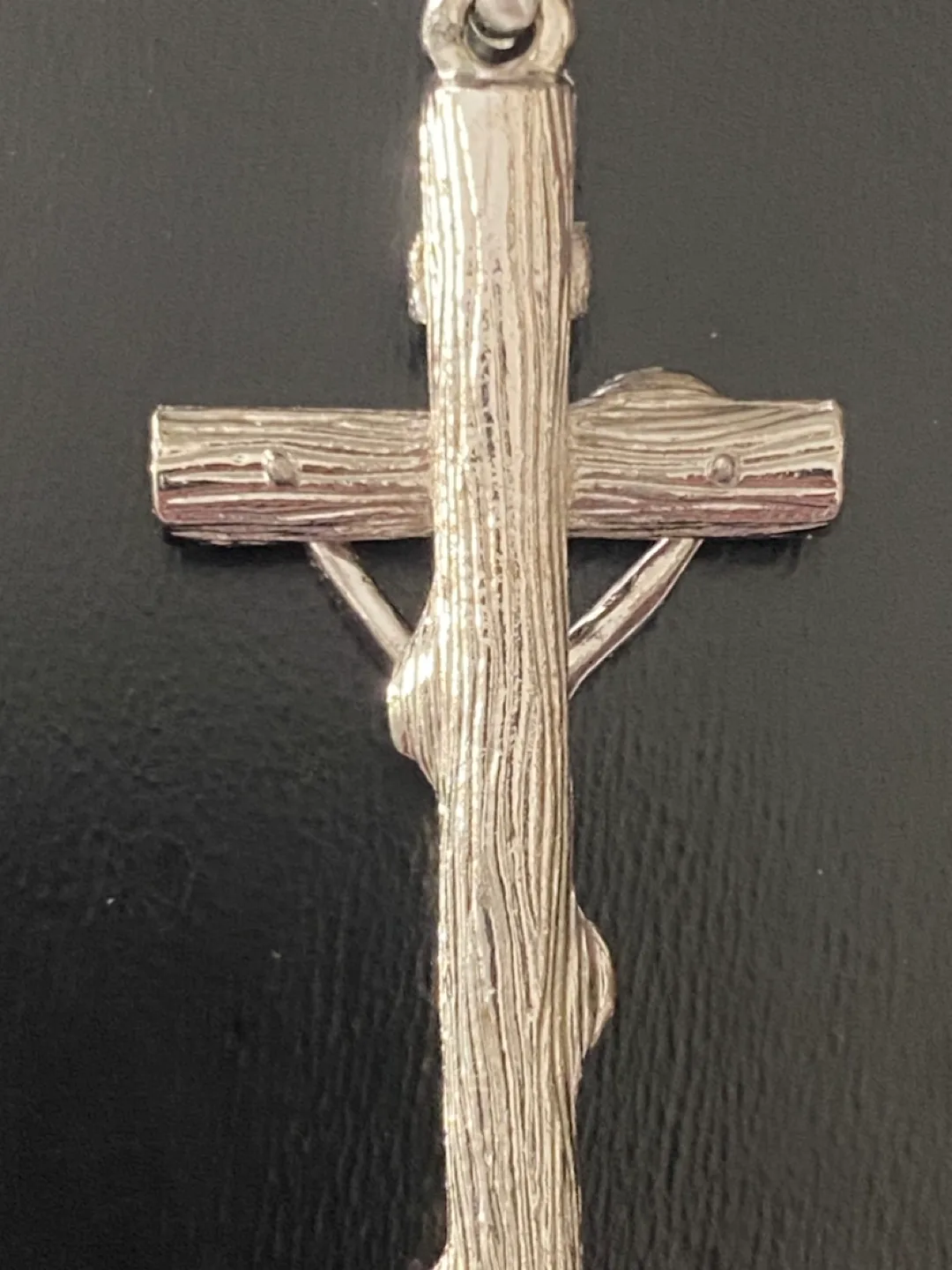 Men’s Large Silver Crucifix Cross Pendant image indicator(4)