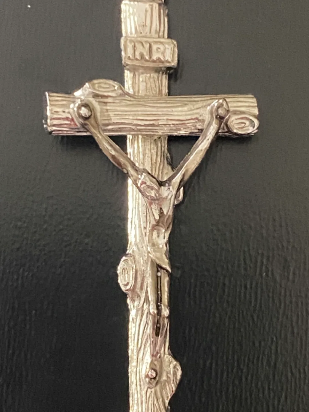 Men’s Large Silver Crucifix Cross Pendant image indicator(5)