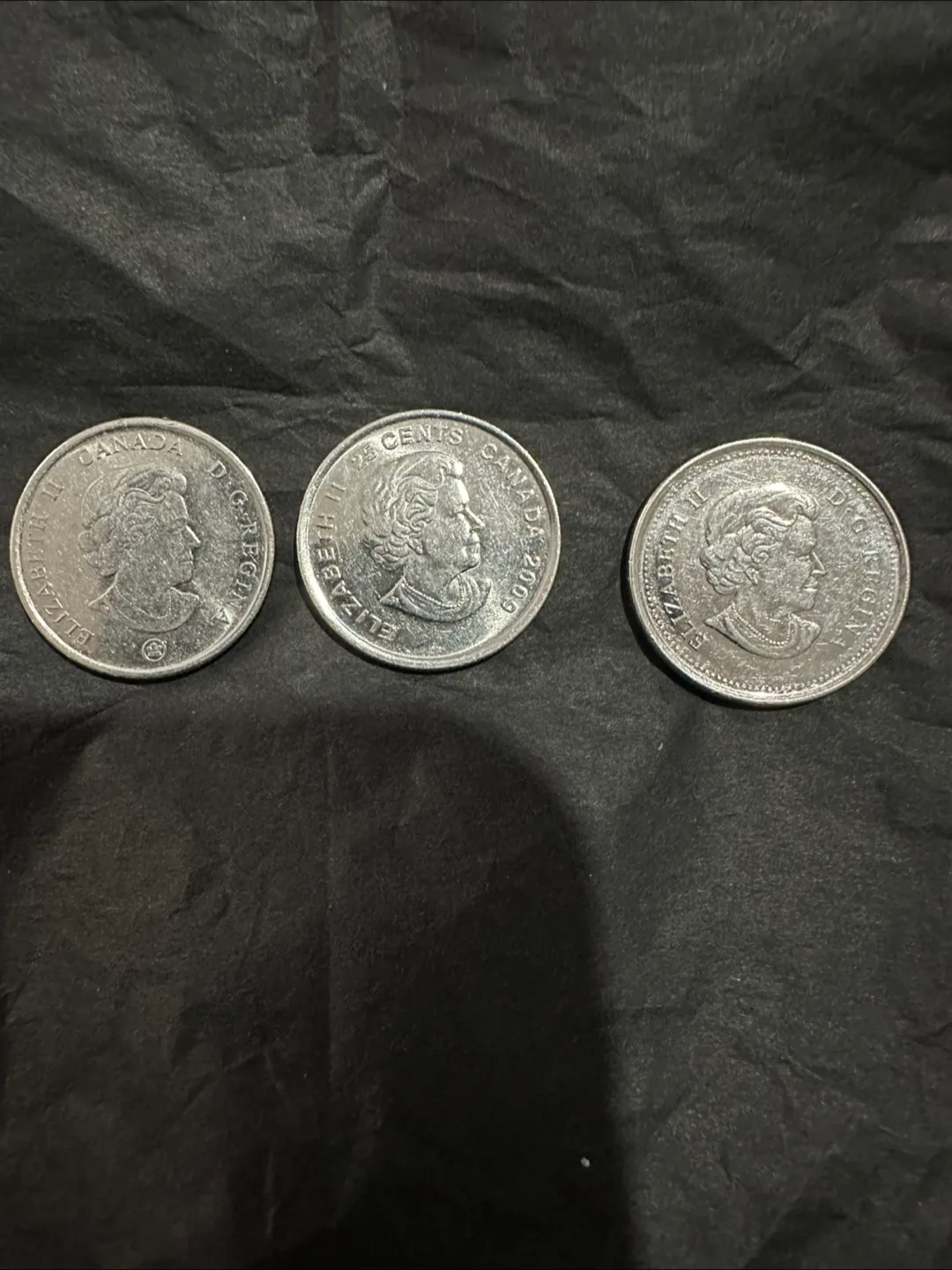 Canadian 25 Cent Coins - Various Years image indicator(5)