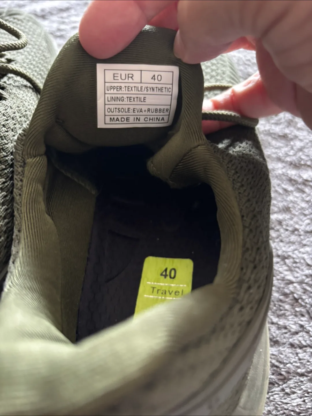 Feethit Travel Green Sneakers - Size 40 image indicator(6)