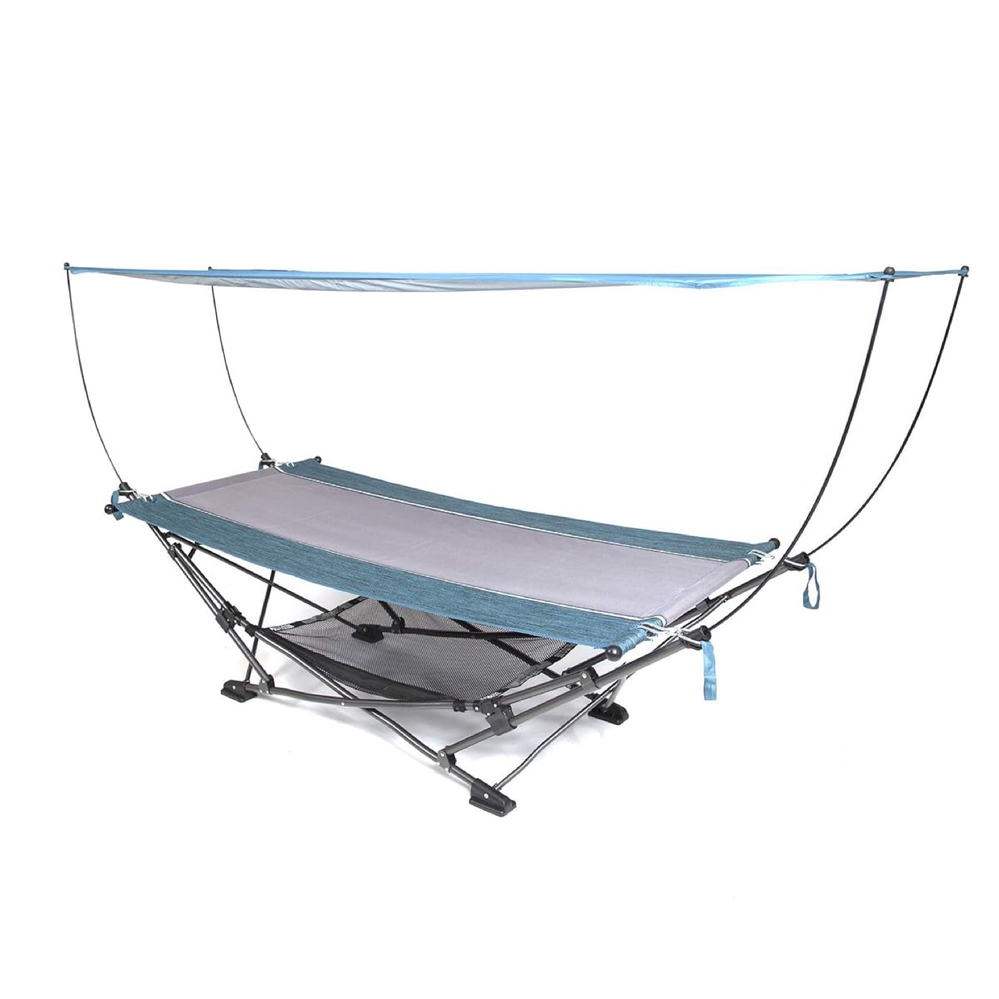 Portable Folding Hammock with Stand & Canopy