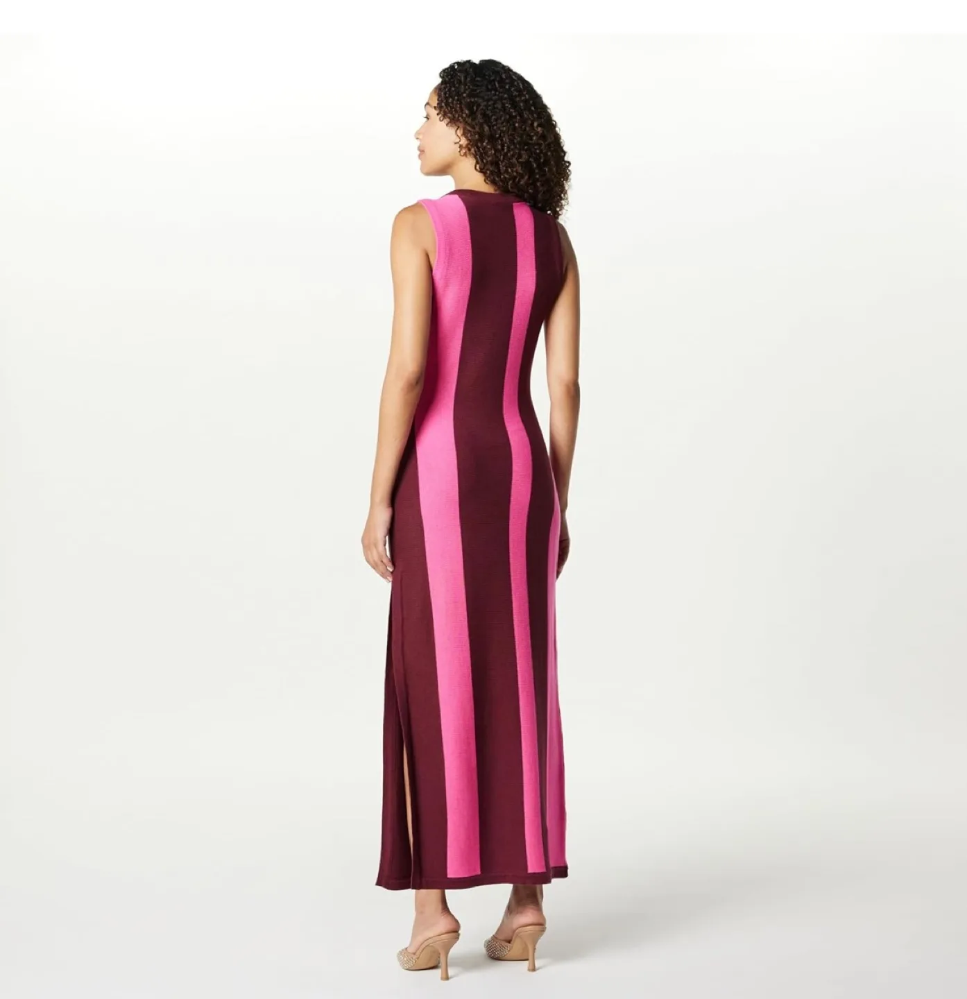 The Drop Women's Striped Knit Maxi Dress, Size S image indicator(7)