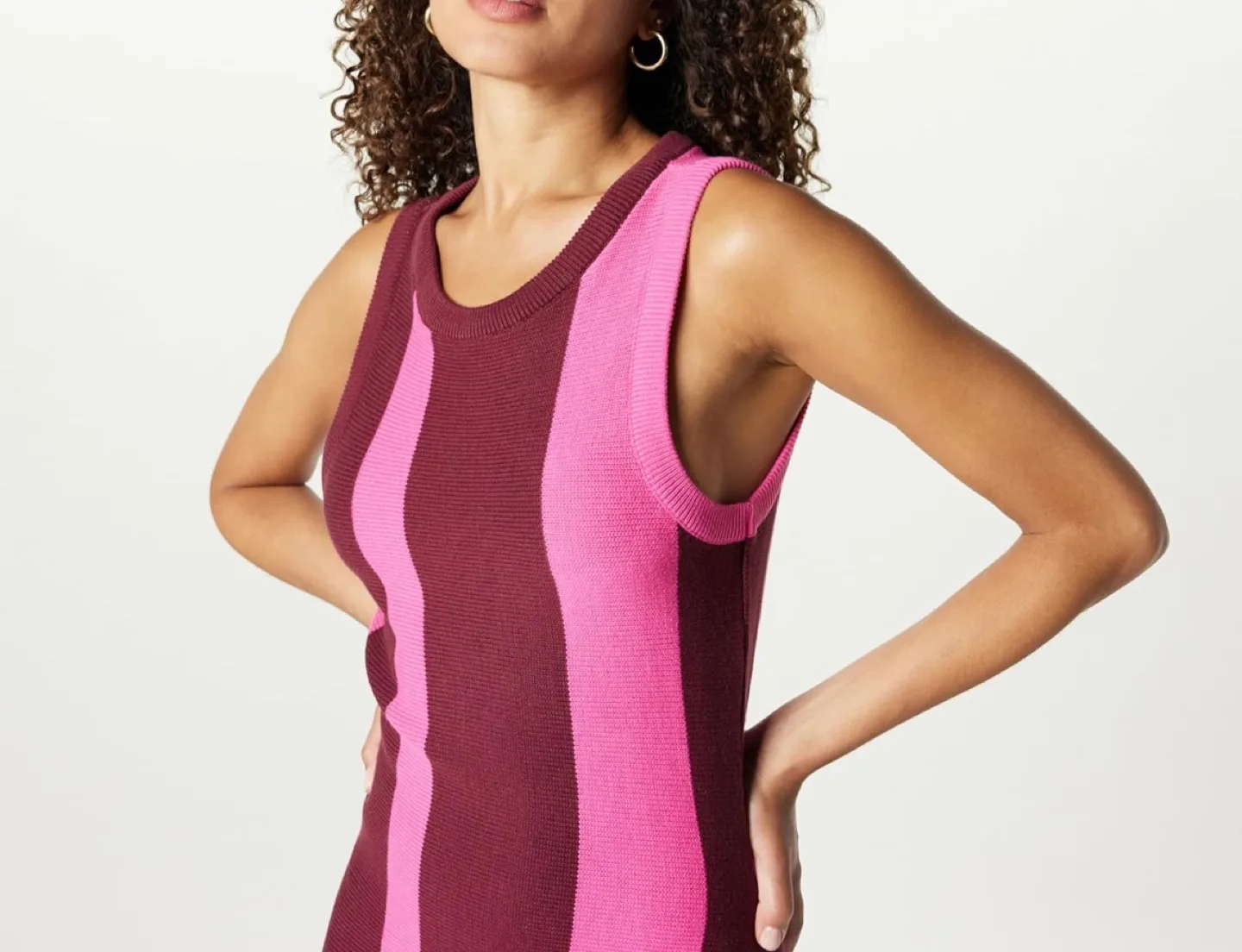 The Drop Women's Striped Knit Maxi Dress, Size S image indicator(6)