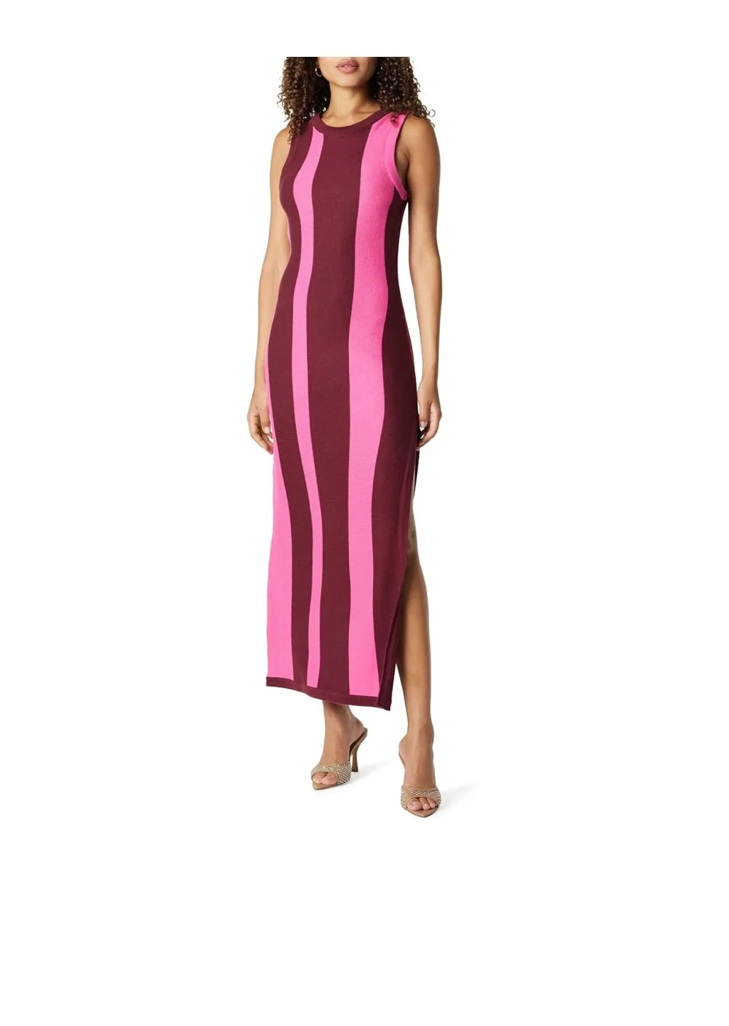 The Drop Women's Striped Knit Maxi Dress, Size S image indicator(2)