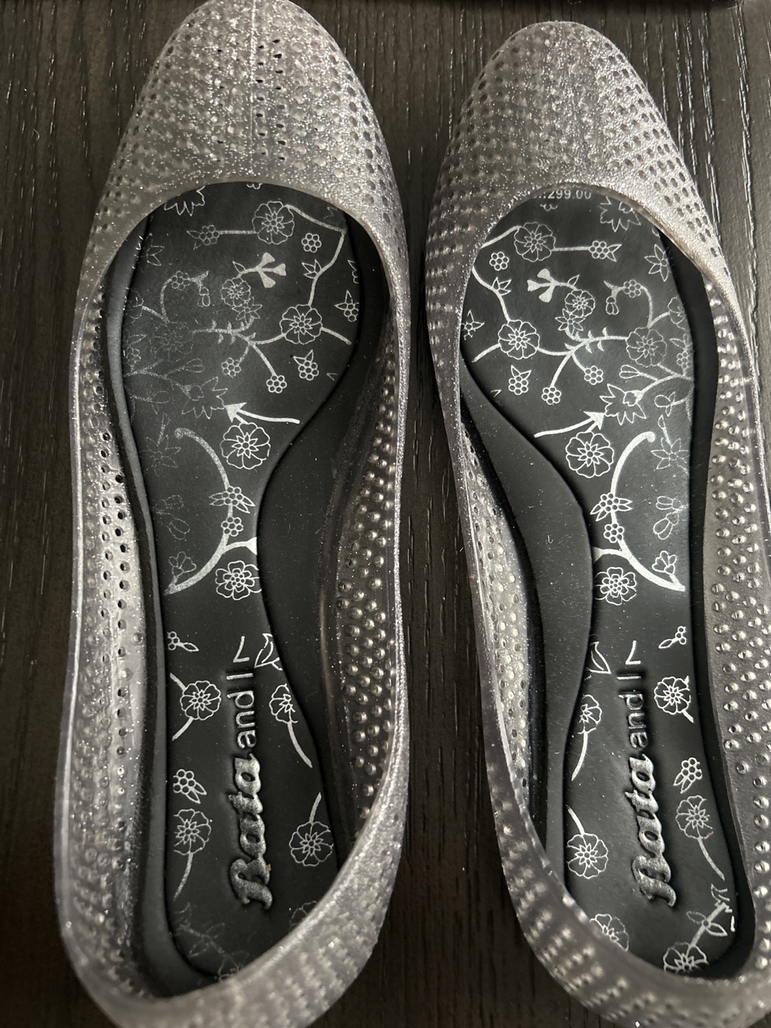 Bata and I Glitter Jelly Flats