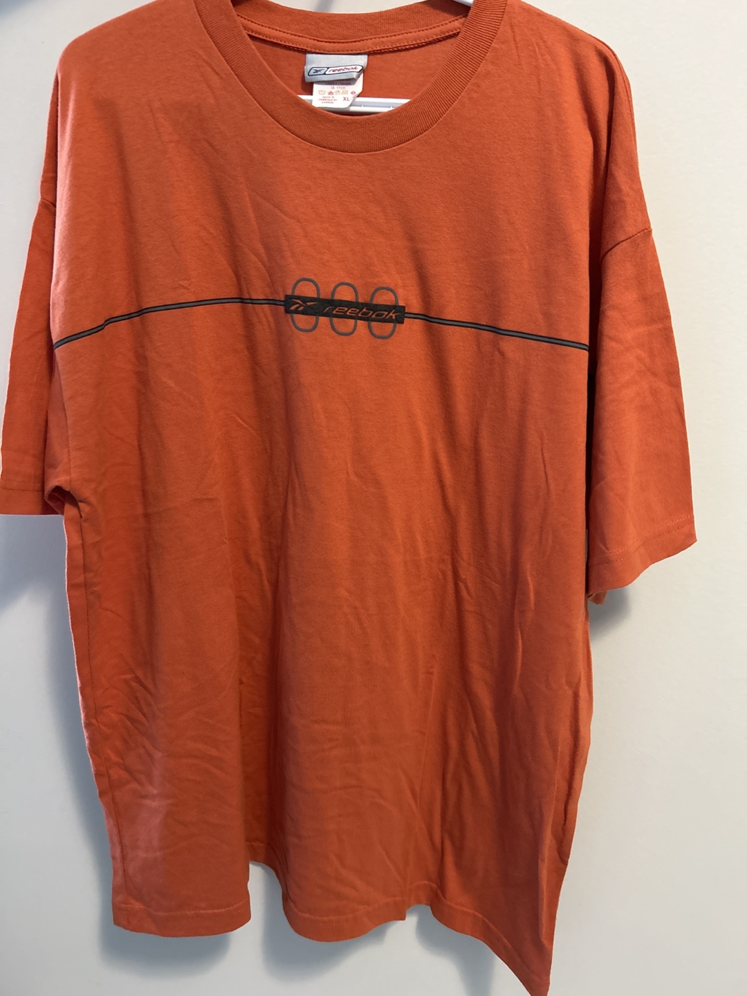 Reebok Orange T-Shirt, Size XL