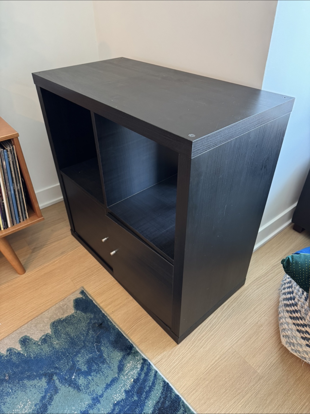IKEA Kallax Black Shelf Unit 2’x2’ - photo 3