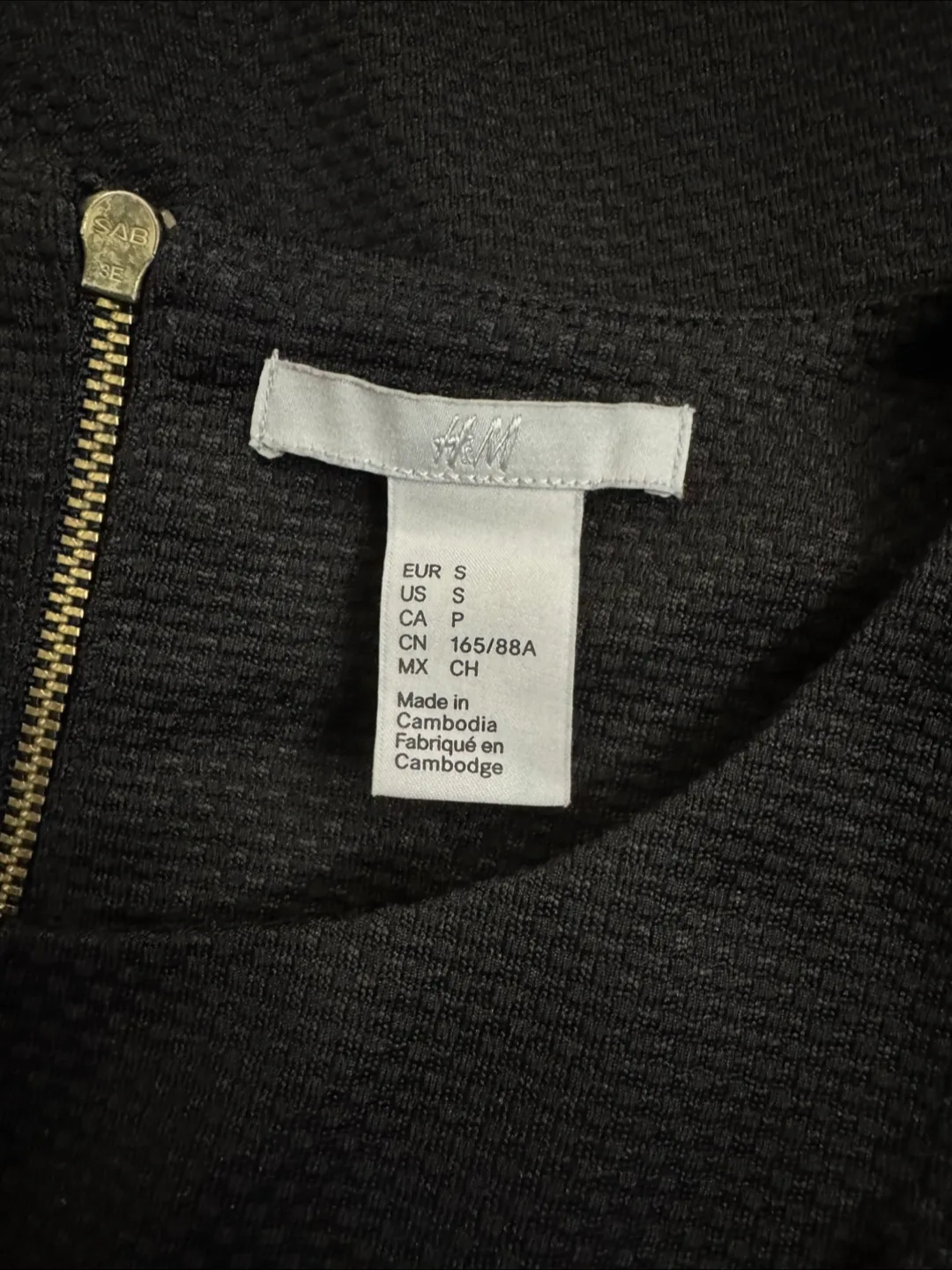 H&M Women's Black Peplum Top | Size S image indicator(5)