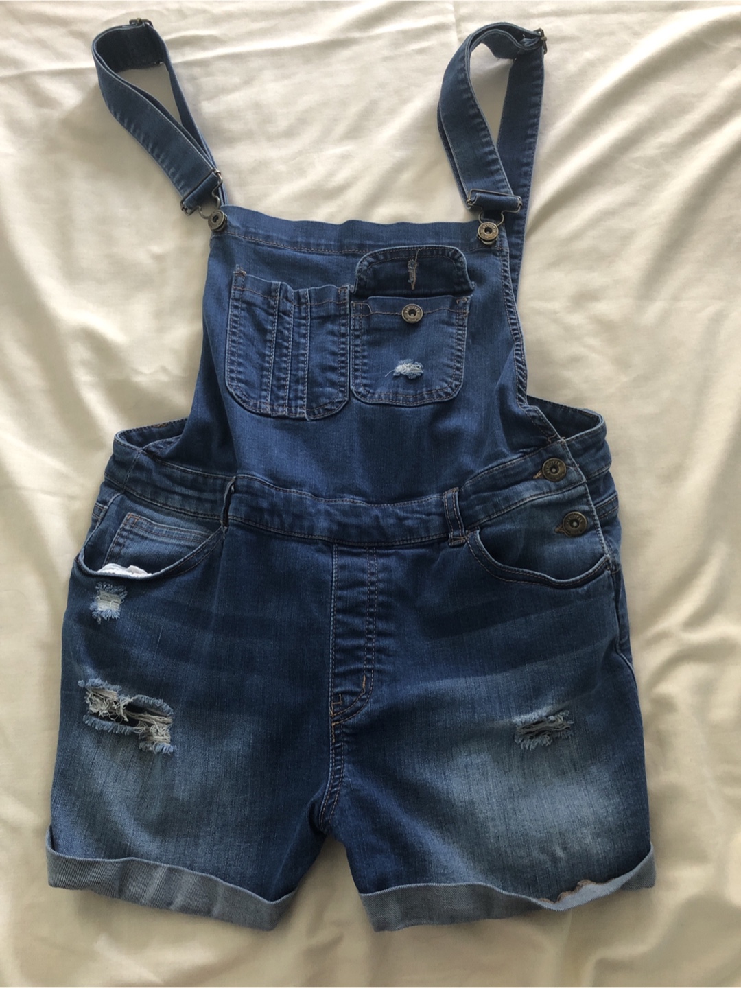 Wax Jean Denim Overalls - Size L/G - photo 4