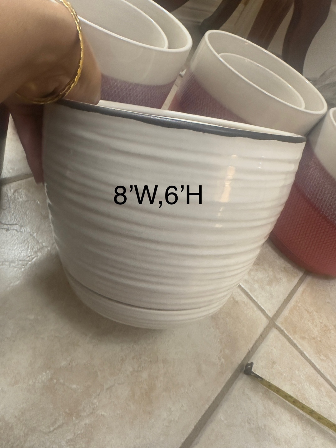 Brandnew ceramics flower pots sets - photo 3