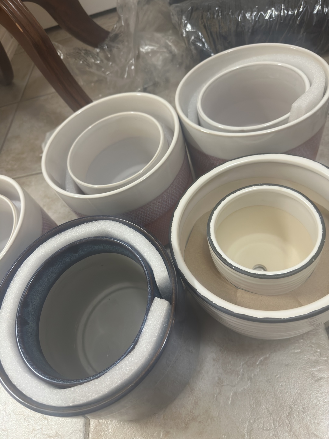 Brandnew ceramics flower pots sets - photo 4