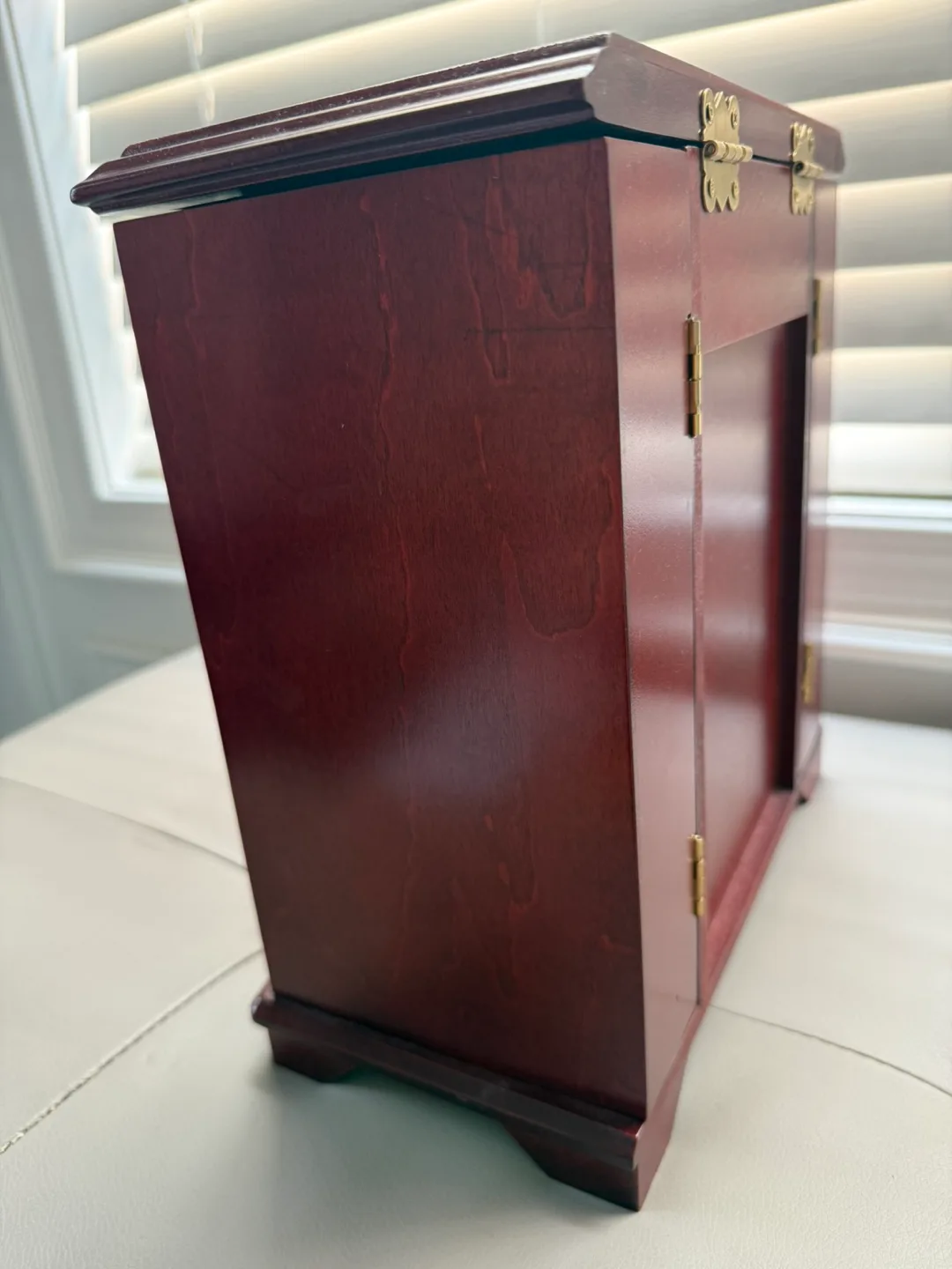 Wooden Jewellery Box  organizer with Mirror image indicator(3)