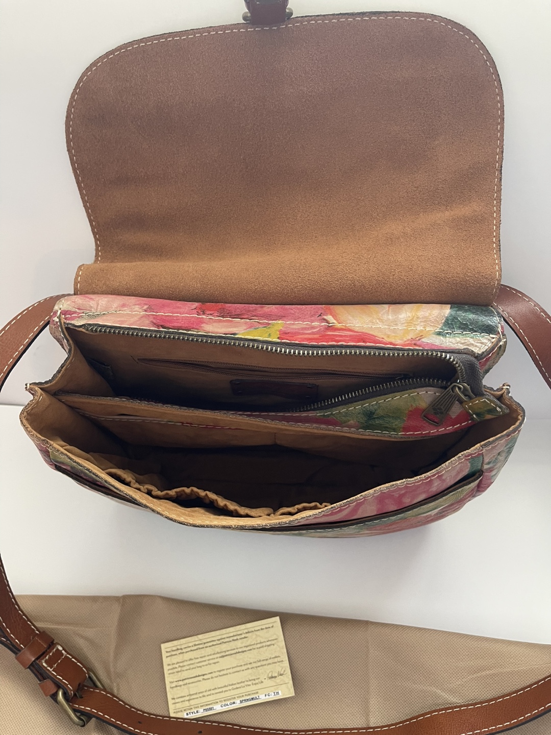 Patricia Nash Floral Leather Shoulder Bag - photo 3
