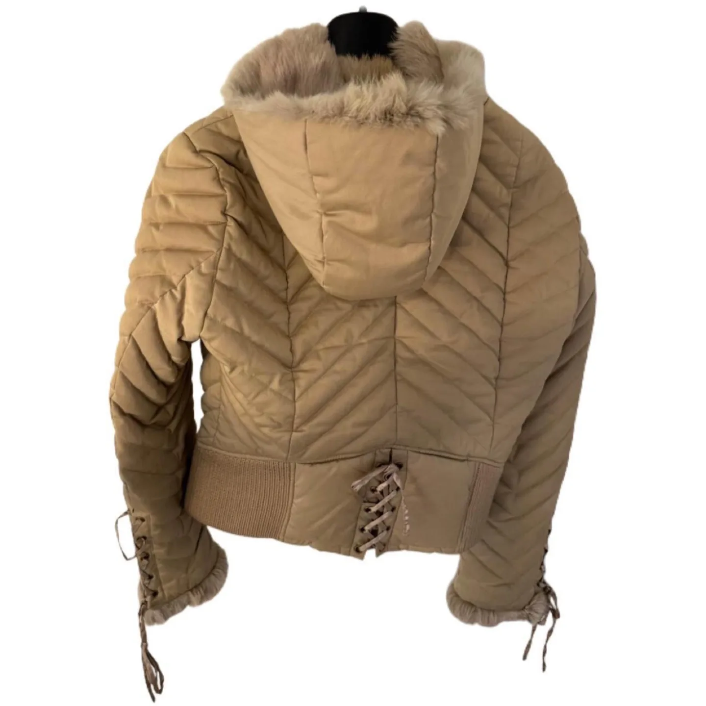 bebe brand puffer jacket thumbnail