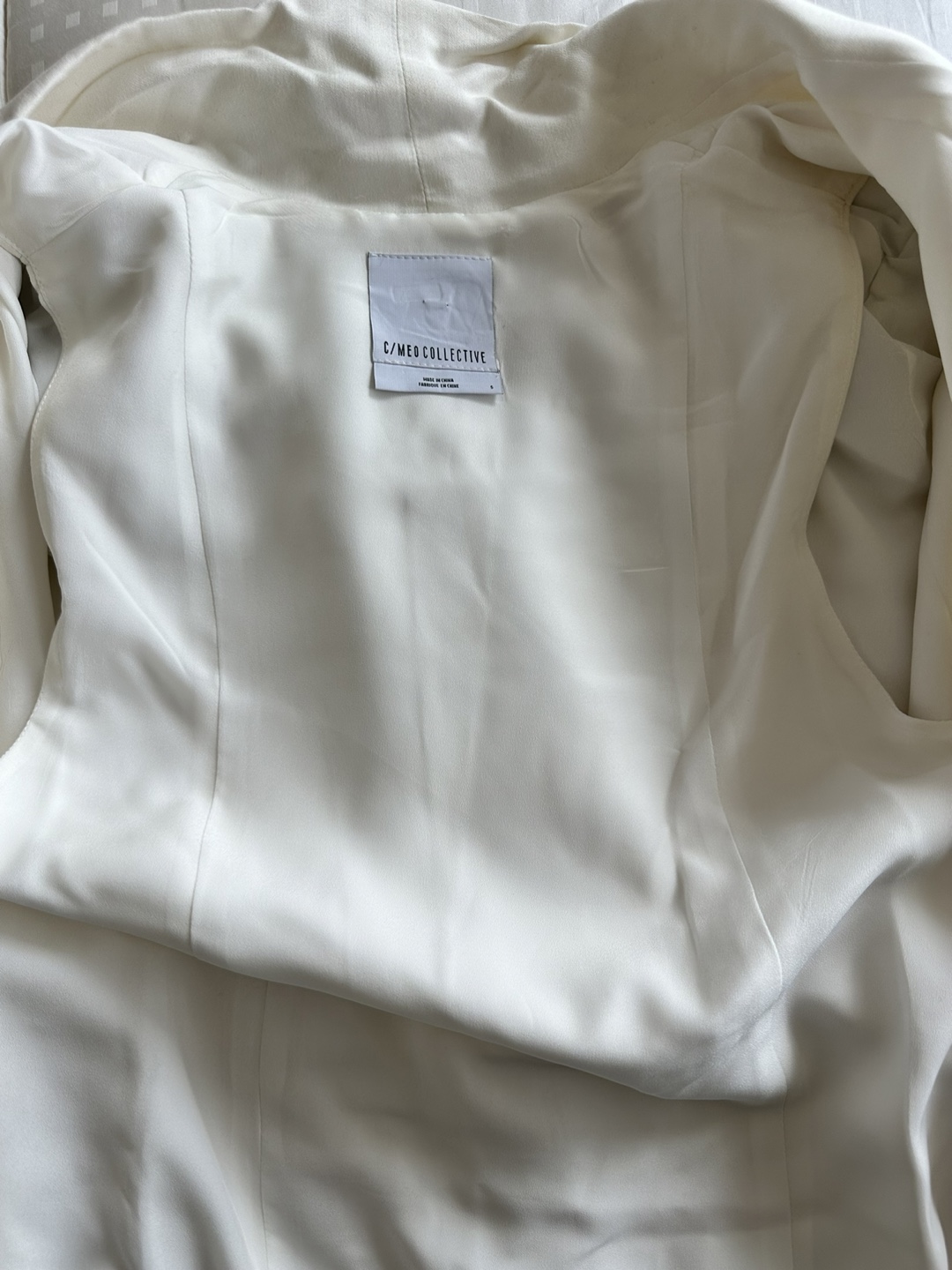 C/MEO Collective White Cape - Size S - photo 3