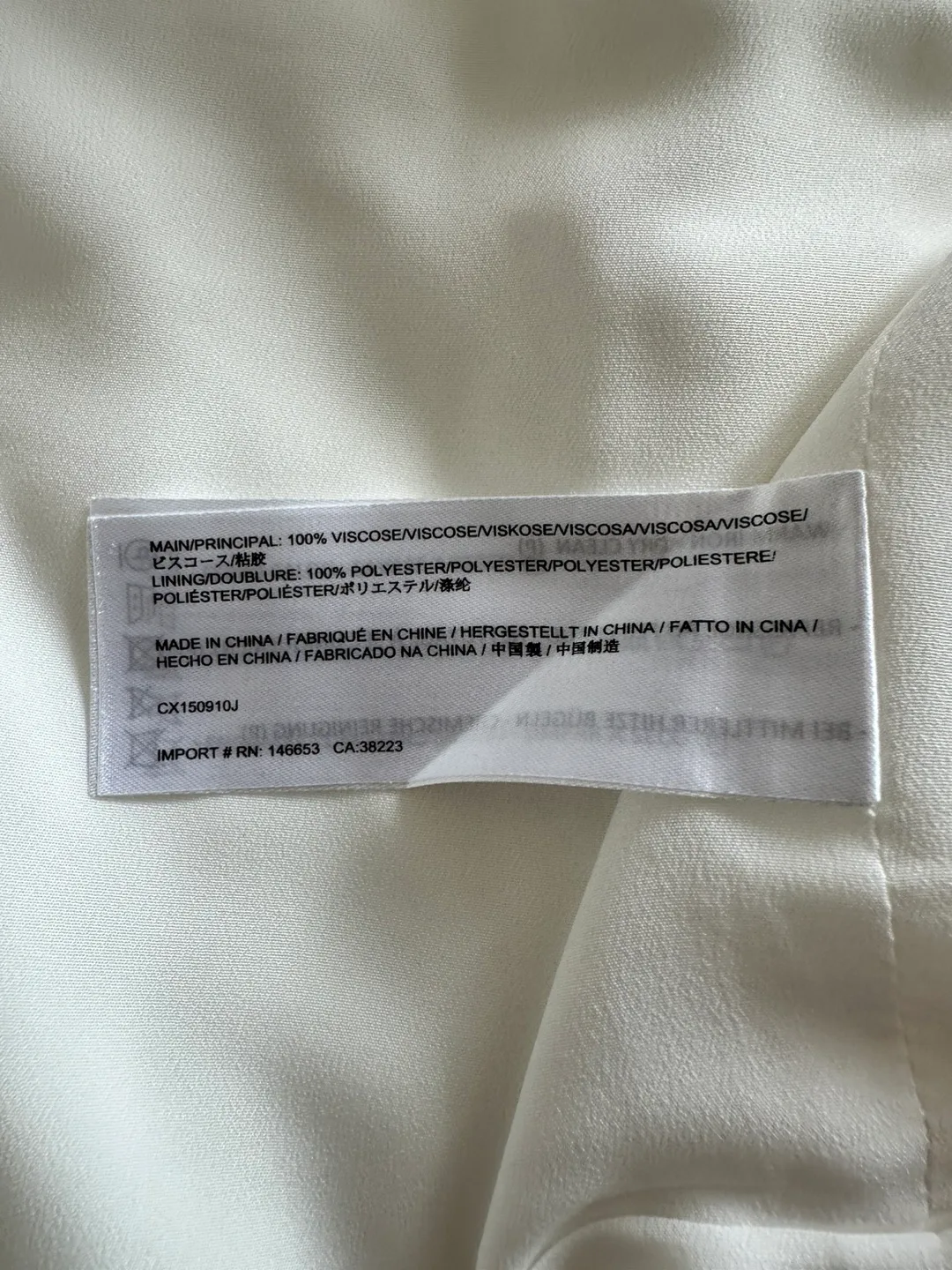 C/MEO Collective White Cape - Size S image indicator(5)