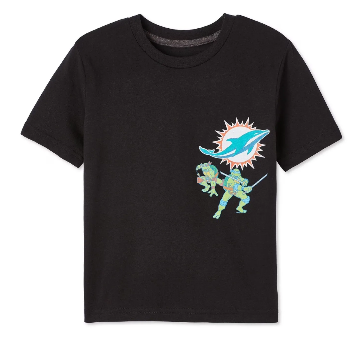 Teenage Mutant Ninja Turtles x NFL Miami Dolphins Tee XS thumbnail