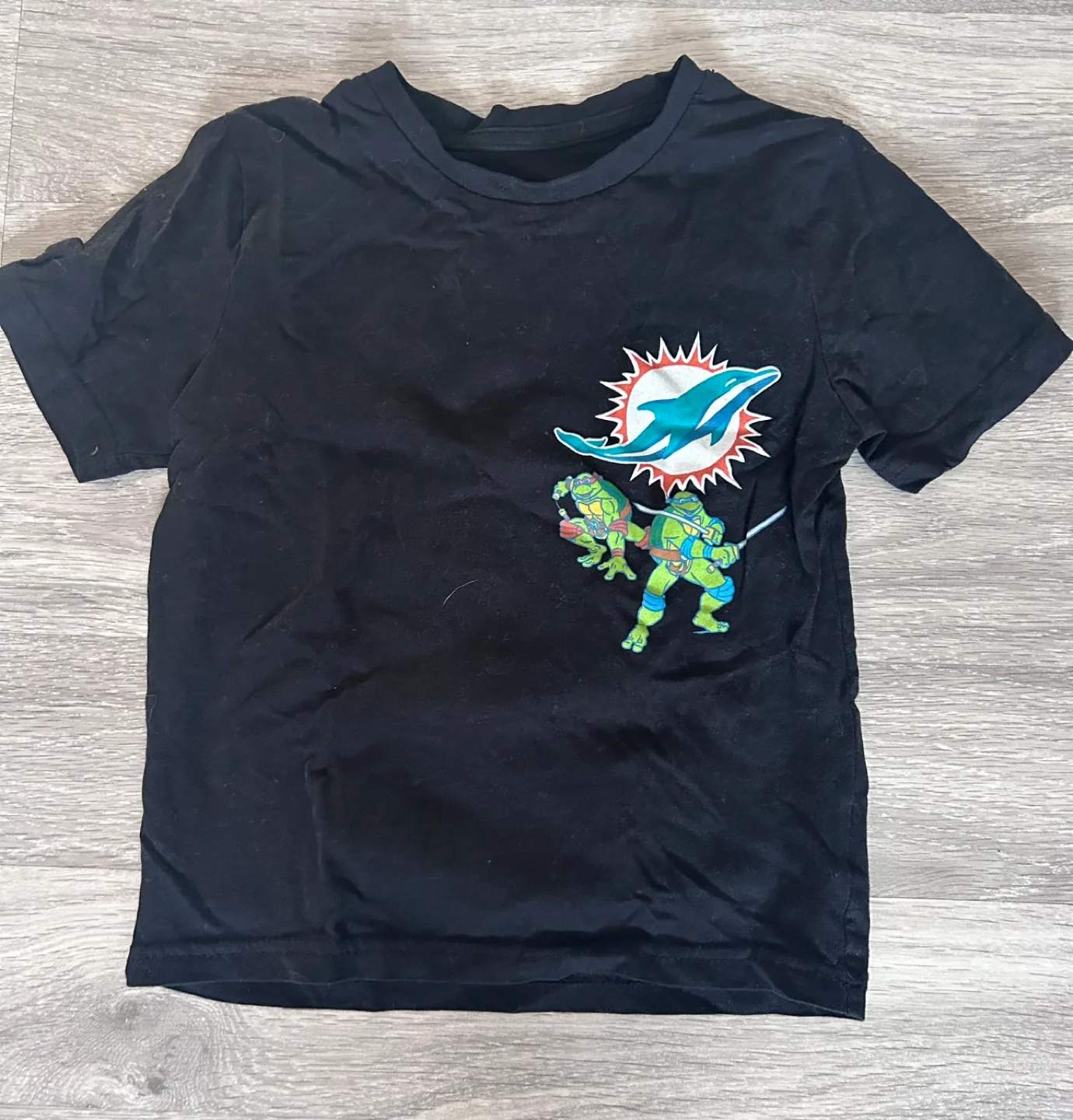 Teenage Mutant Ninja Turtles x NFL Miami Dolphins Tee XS image indicator(2)
